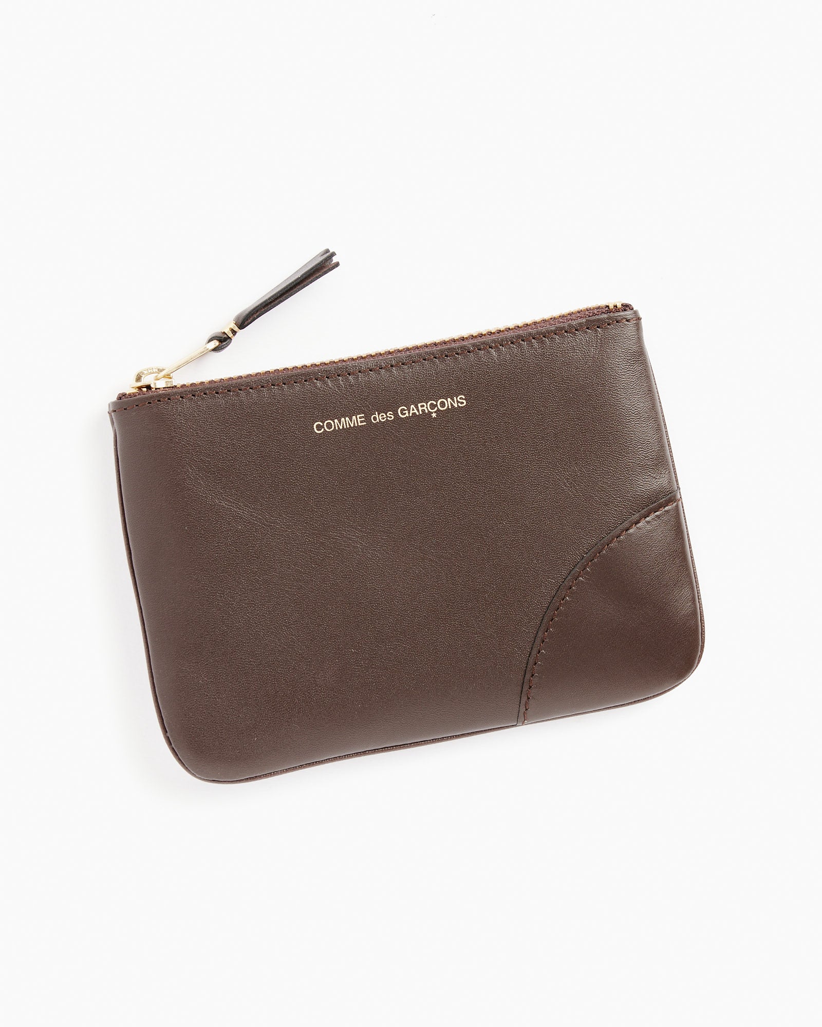 Classic Zip Pouch in Brown - Main Image