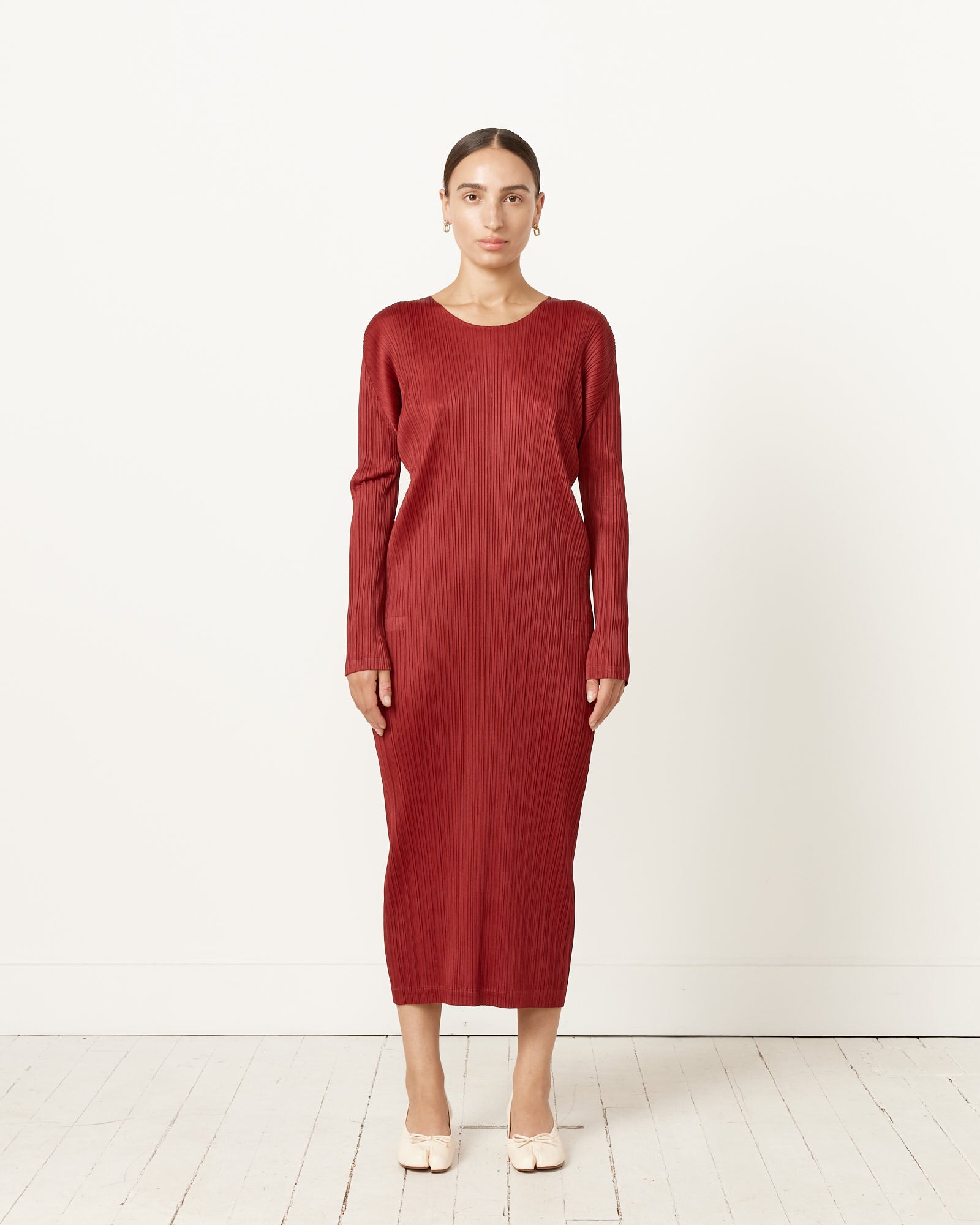 pleats please red dress Pleats Please by Issey Miyake New Colorful Basics Dress
