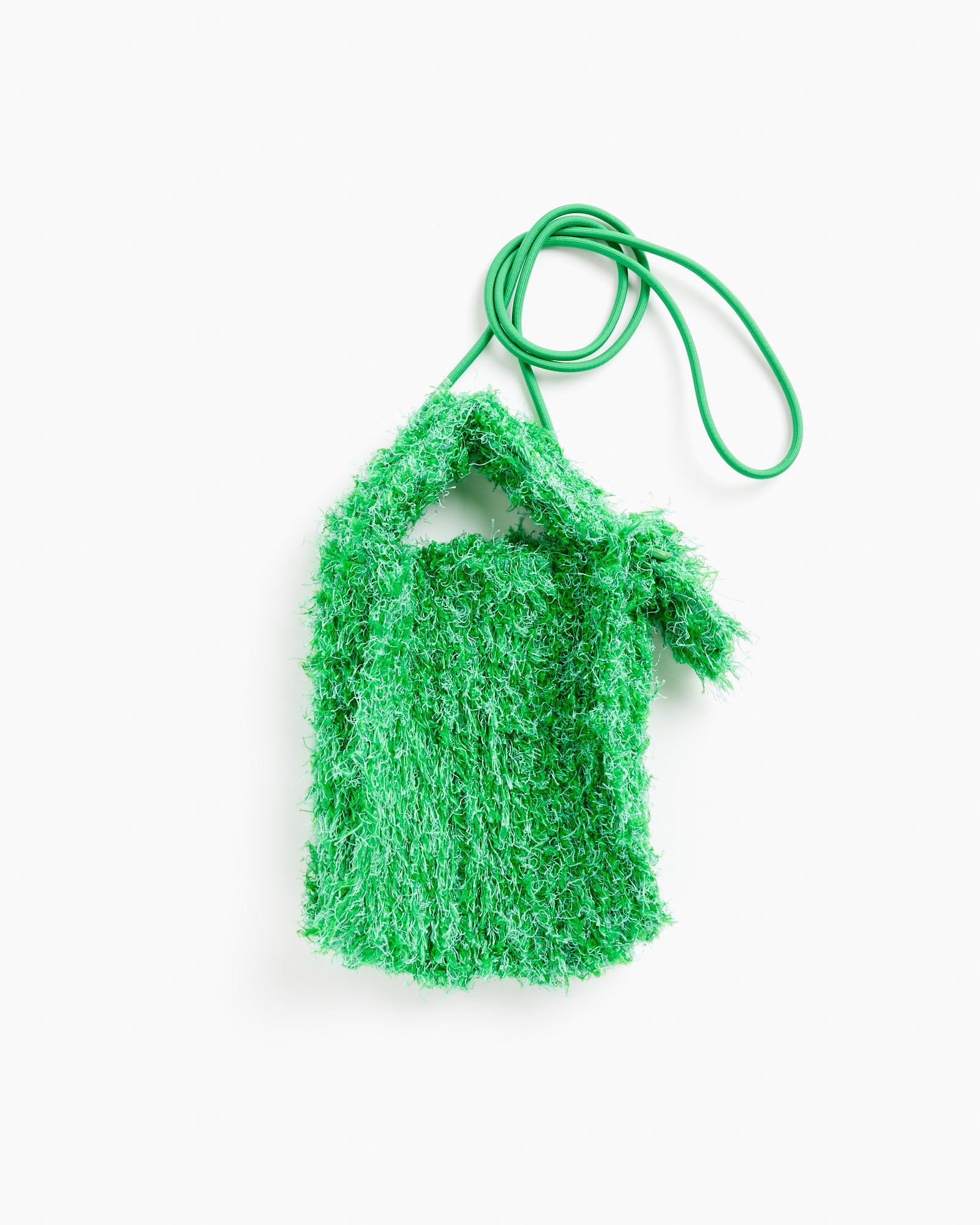 Fluffy Bag in Green