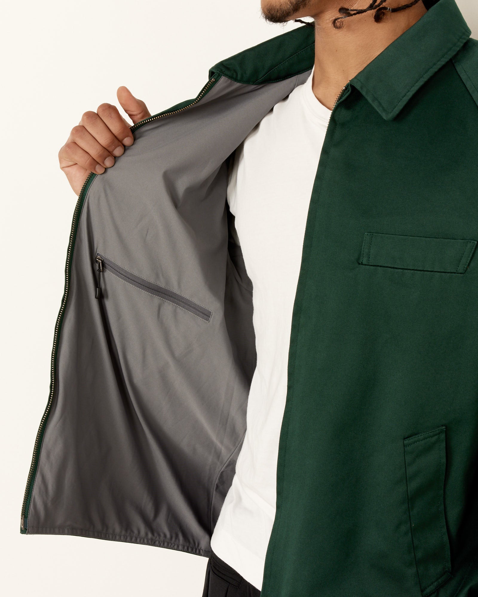 Windstopper Chino Crew Jacket in Green