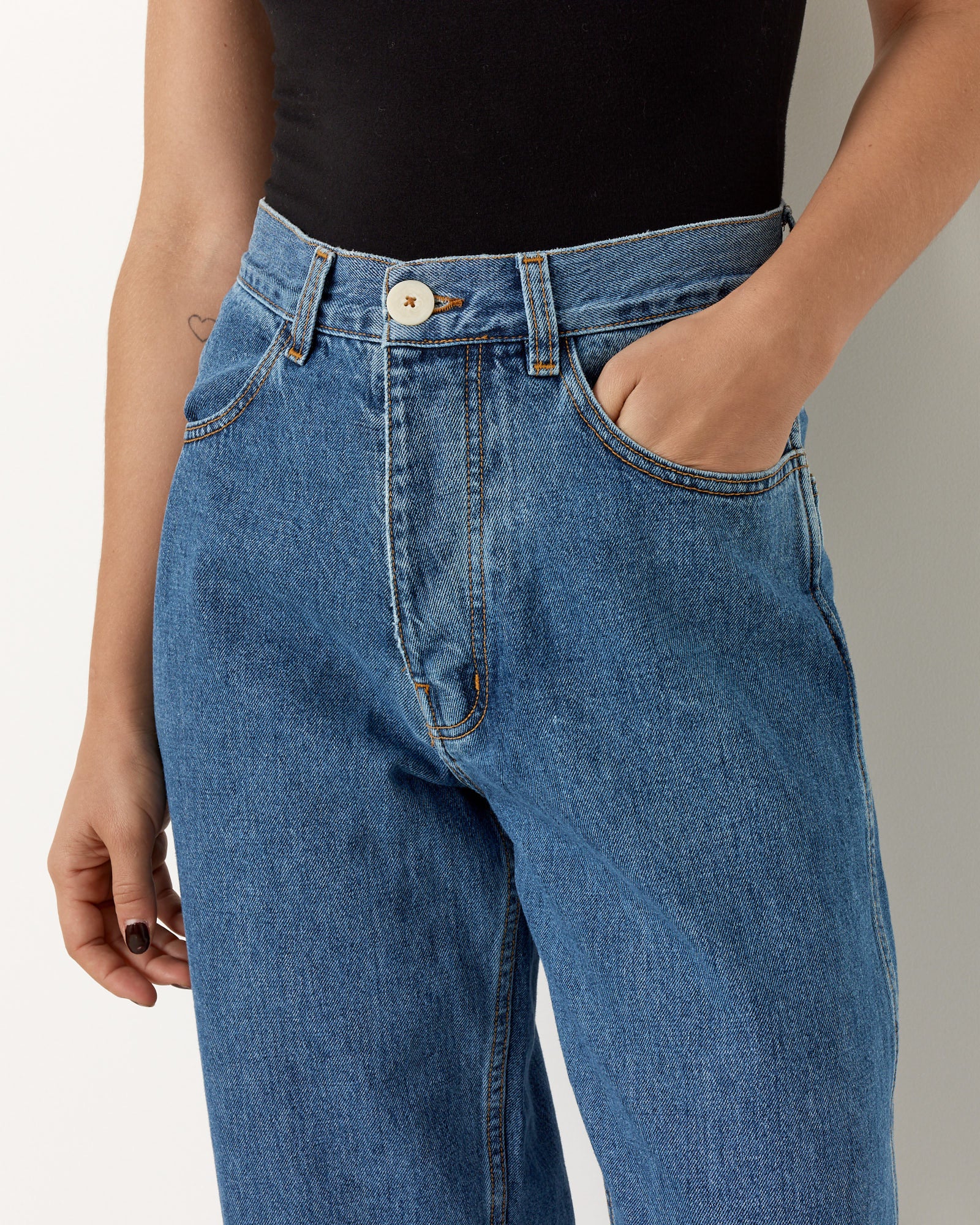 California Wide Pant in Cowboy Blue