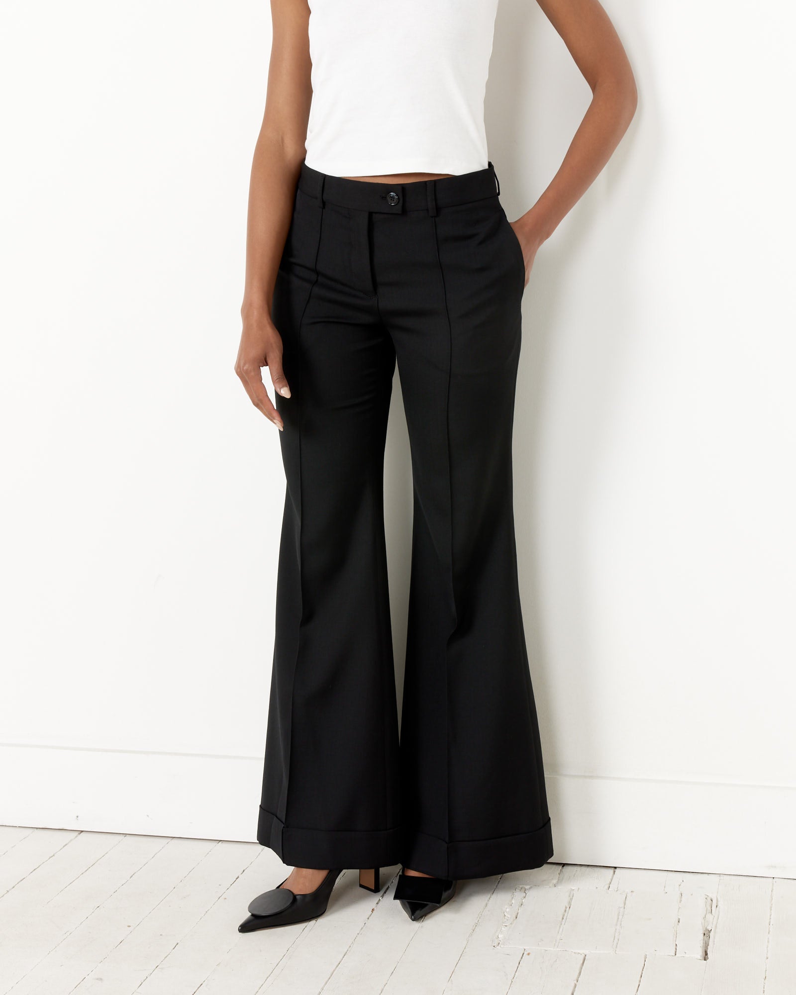 Tailored Trouser in Black