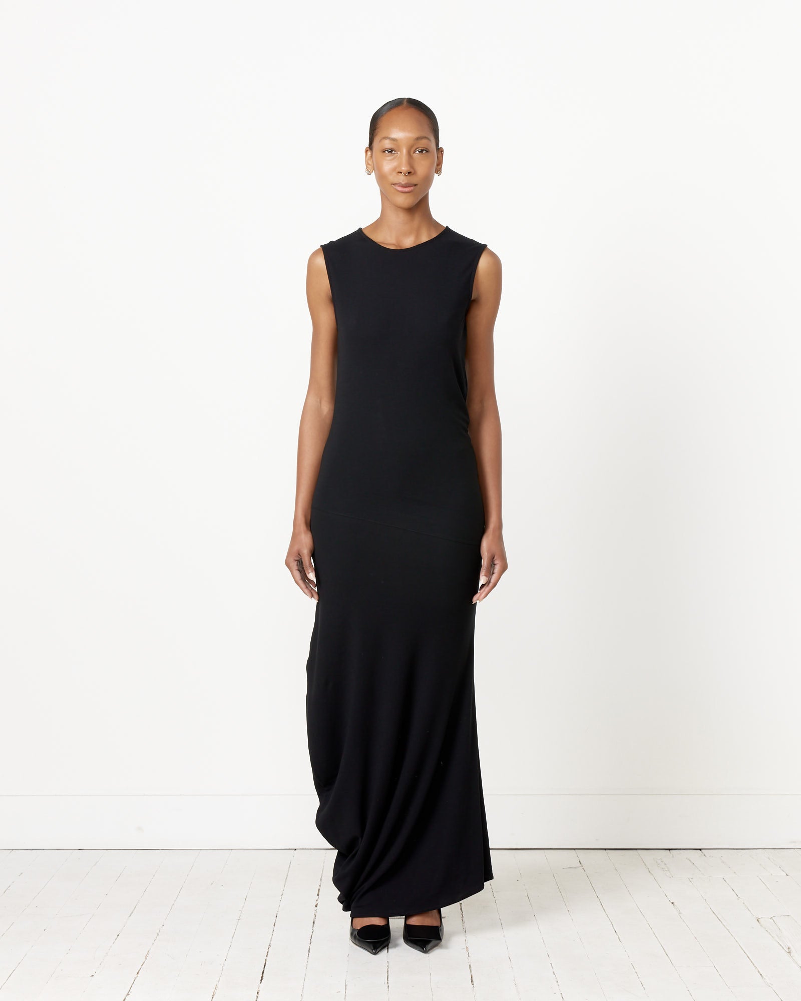 lemaire twisted cotton jersey midi dress LEMAIRE Twisted Cotton-Jersey Midi Dress