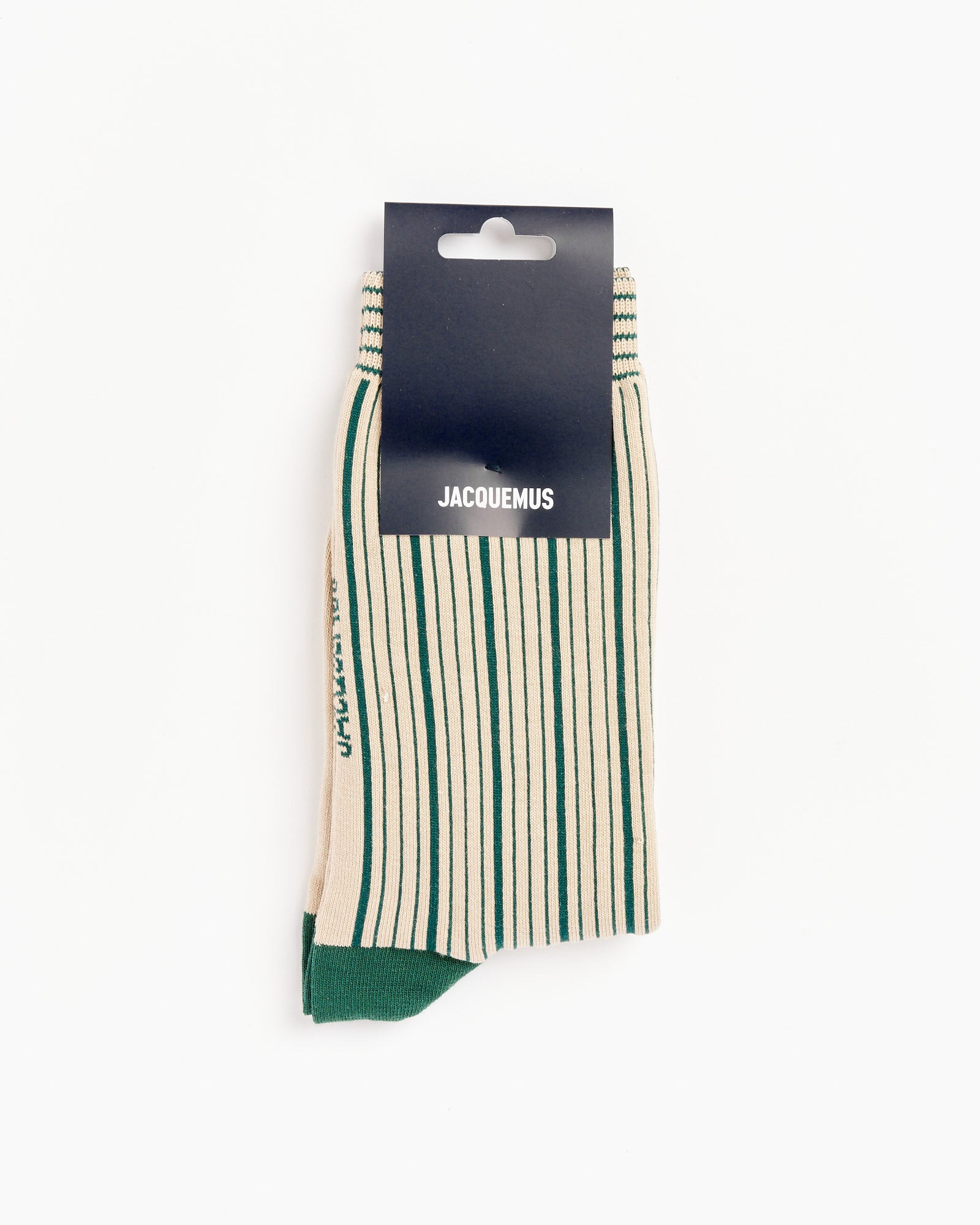 Les Chaussettes Pablo Socks in Green/Beige
