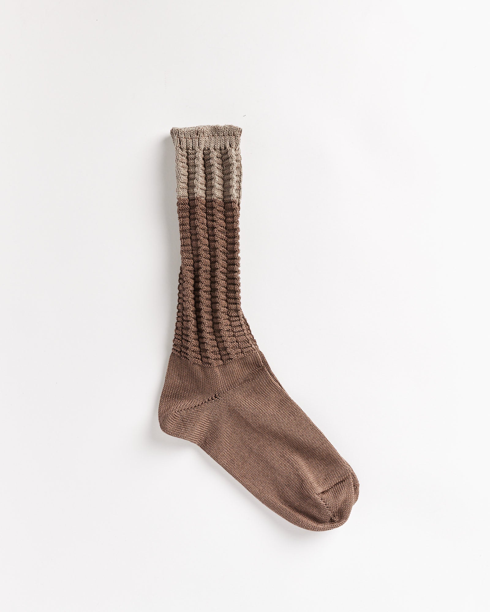 Churros Socks in Rose Brown