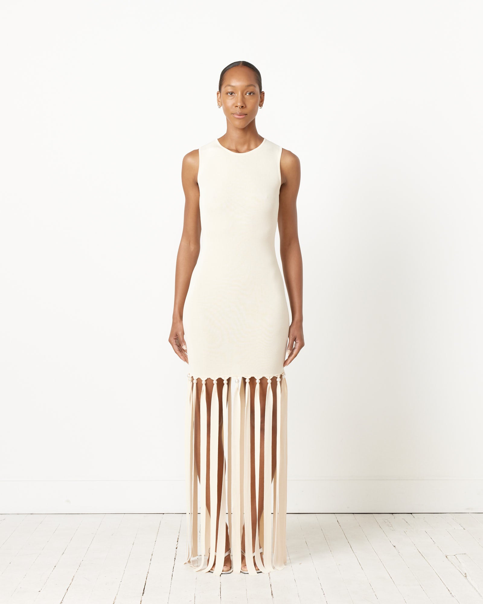 Eclisse Knit Dress in Ivory Eclisse Knit Dress in Ivory