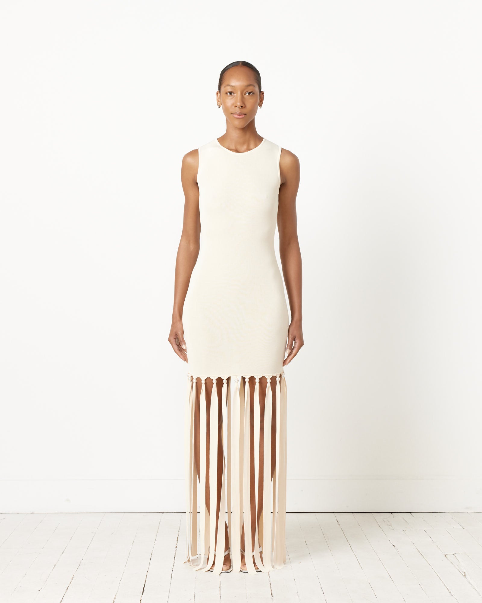 Eclisse Knit Dress in Ivory