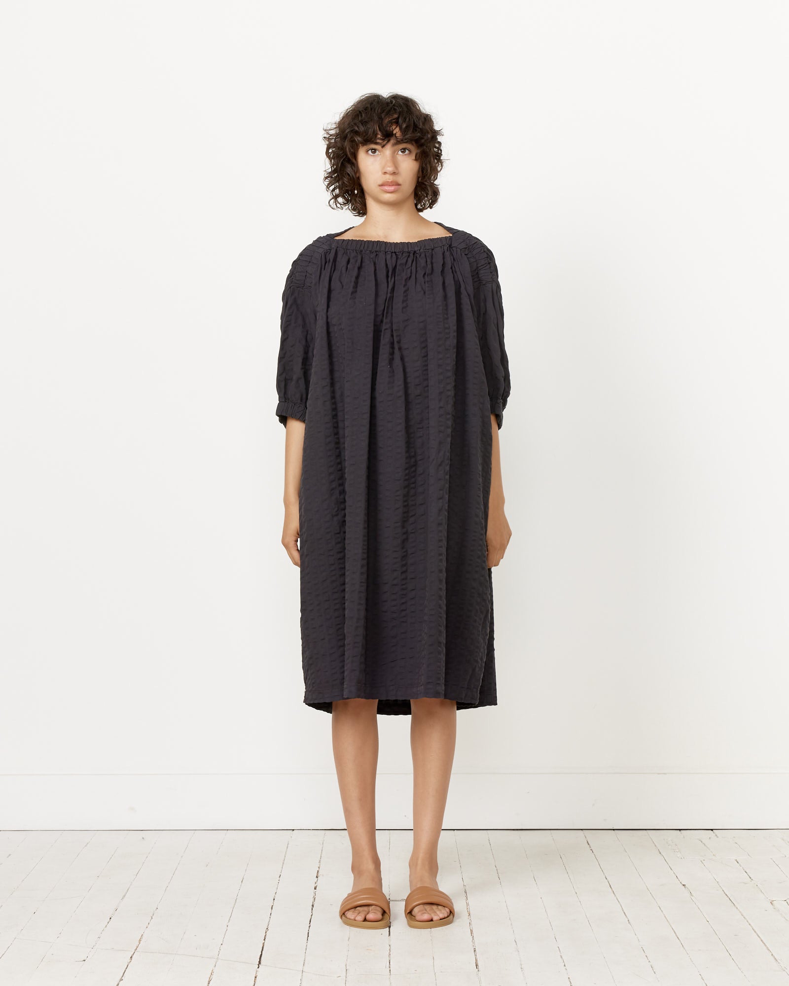Sack Dress in Ink Black Sack Dress in Ink Black