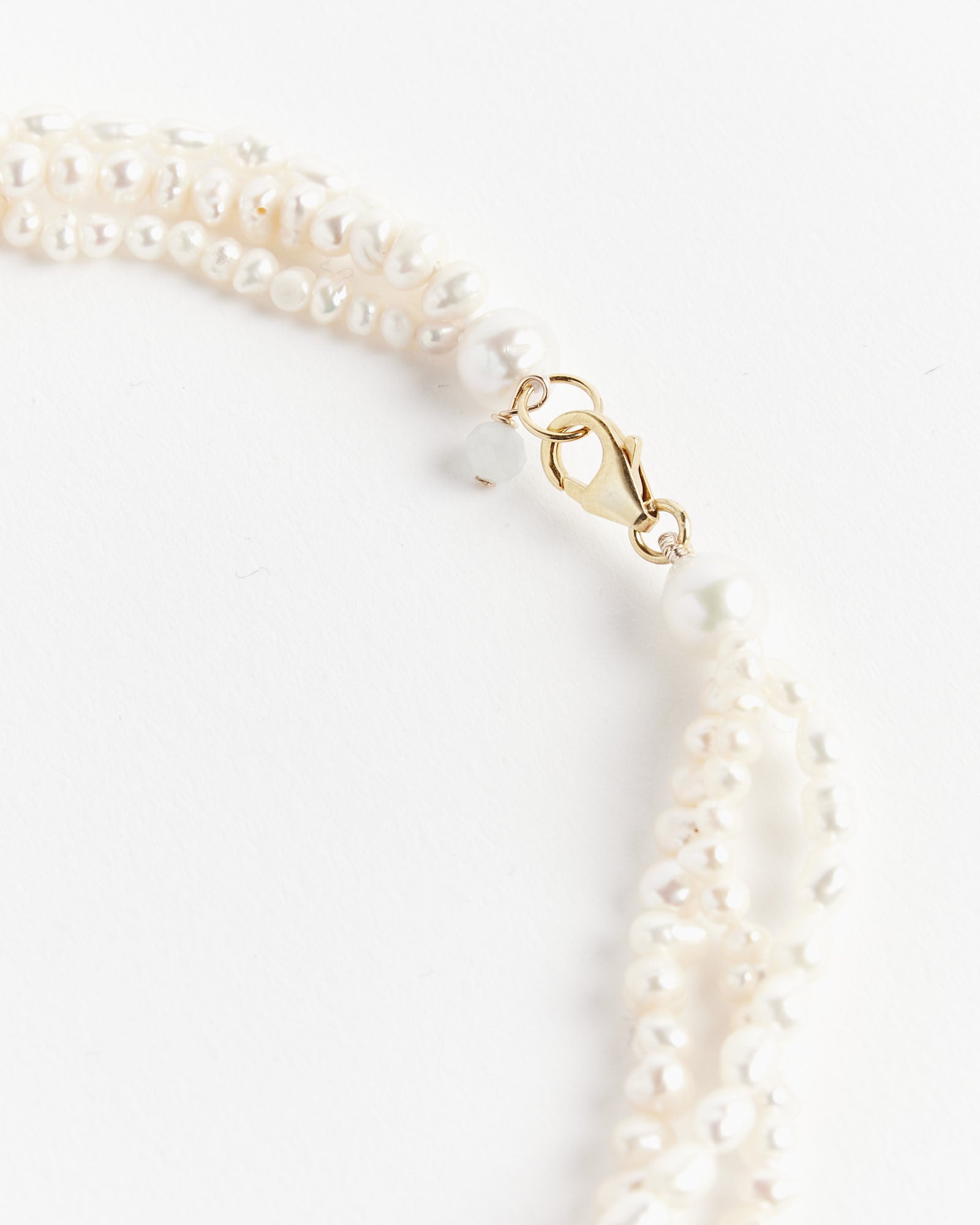 Jula Necklace in Ivory/Gold