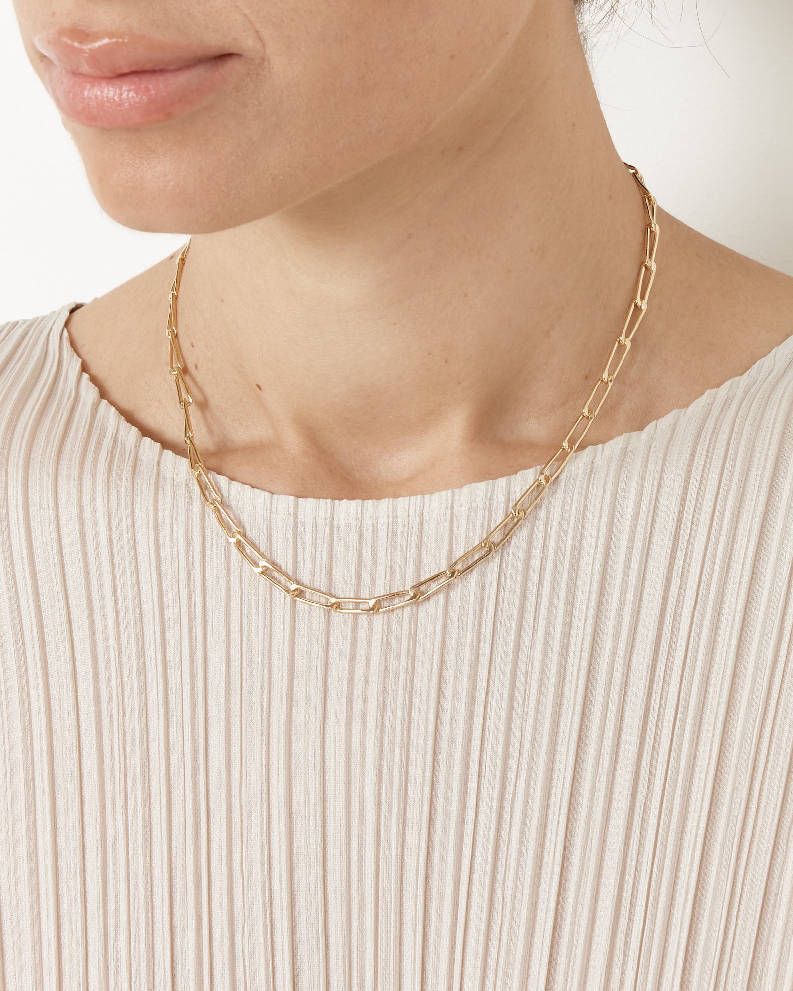 Adriana Necklace in 14K Plated Brass