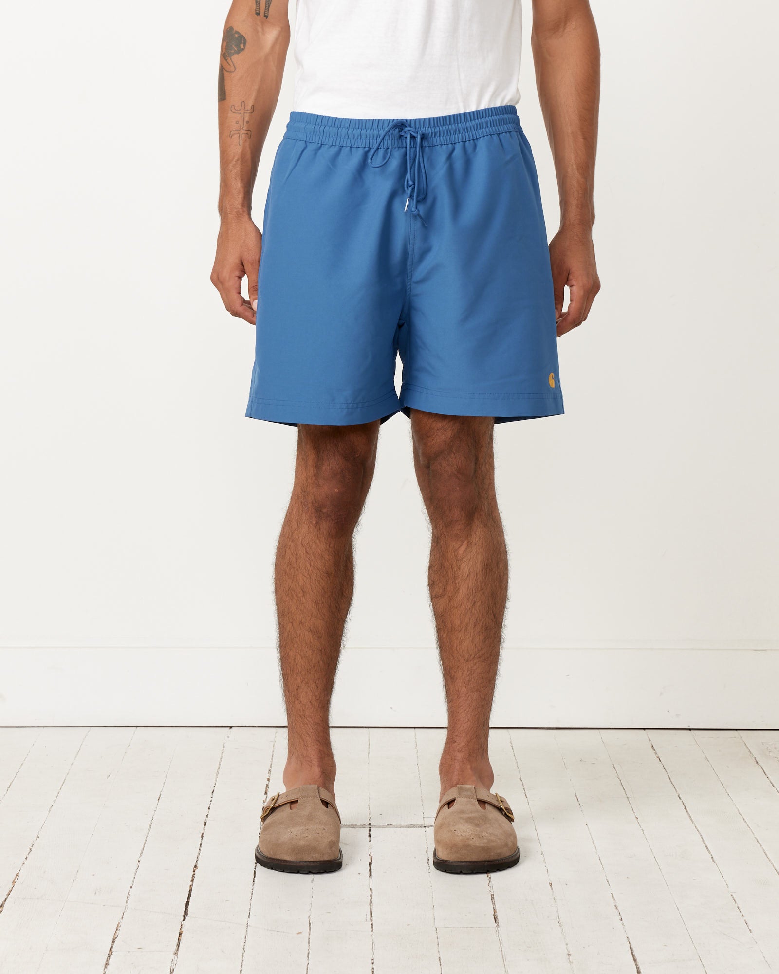 Chase Swim Trunks in Acapulco/Gold