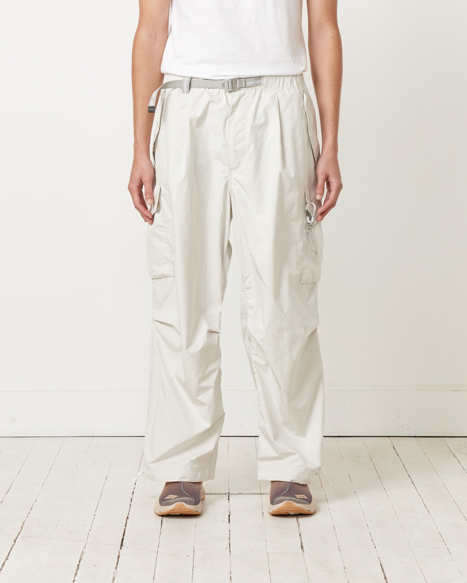 Oversized Cargo Pants in Off White - Main Image