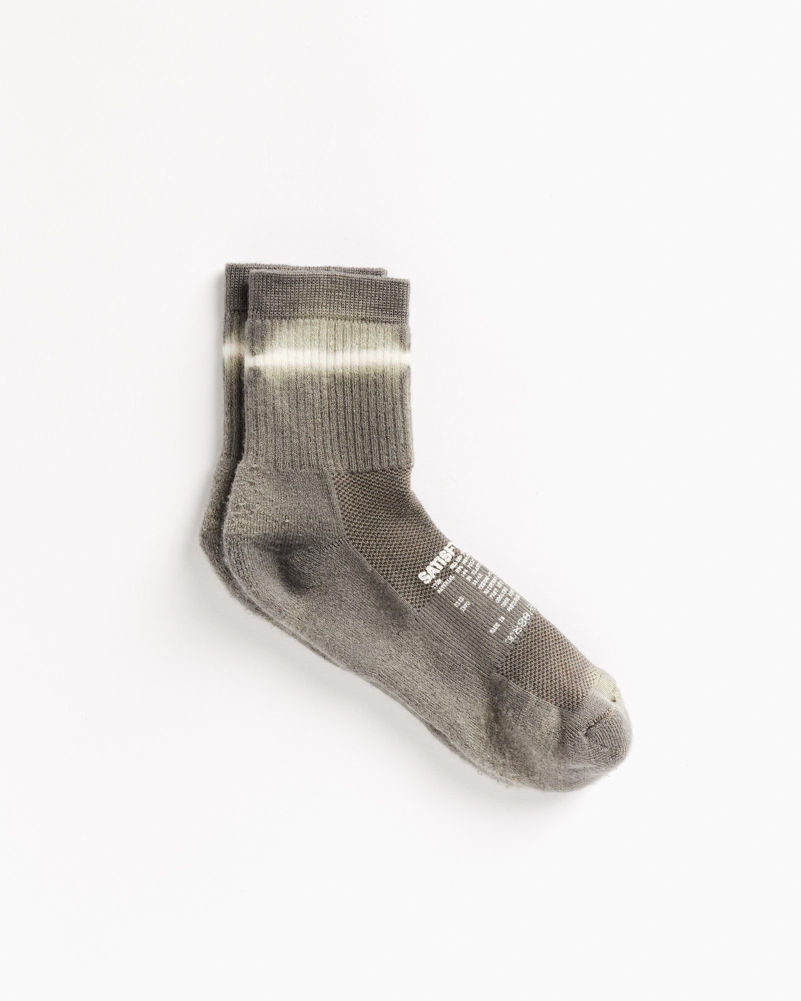 Merino Tube Socks in Morel Tie Dye