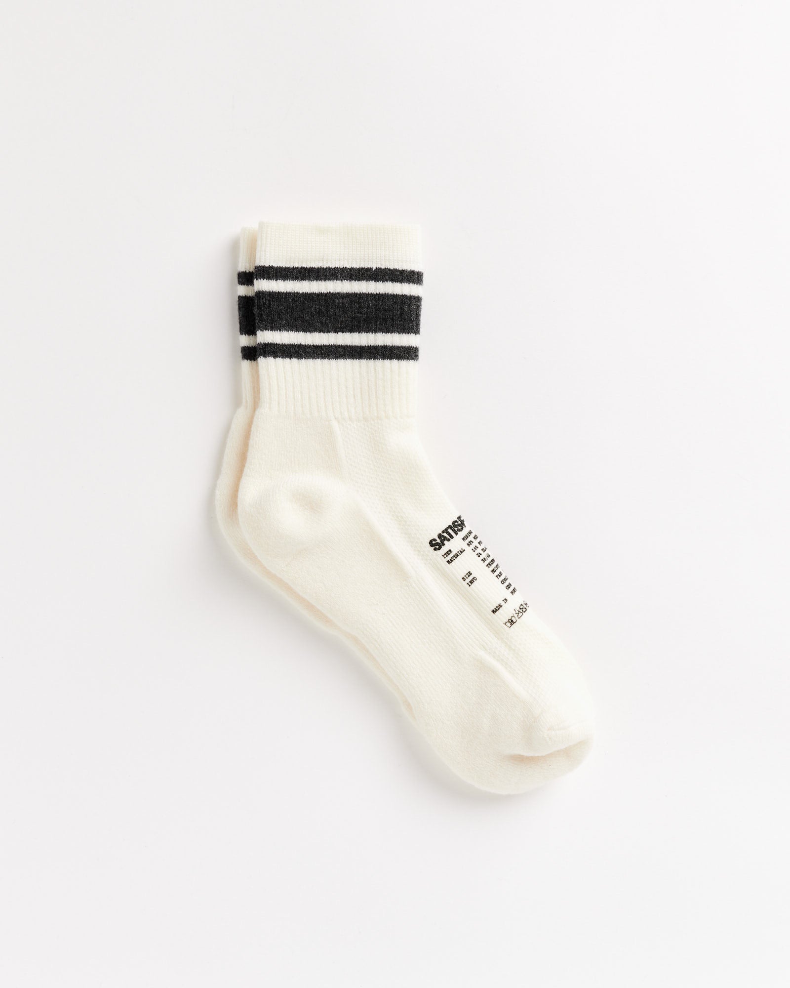Merino Tube Socks in White