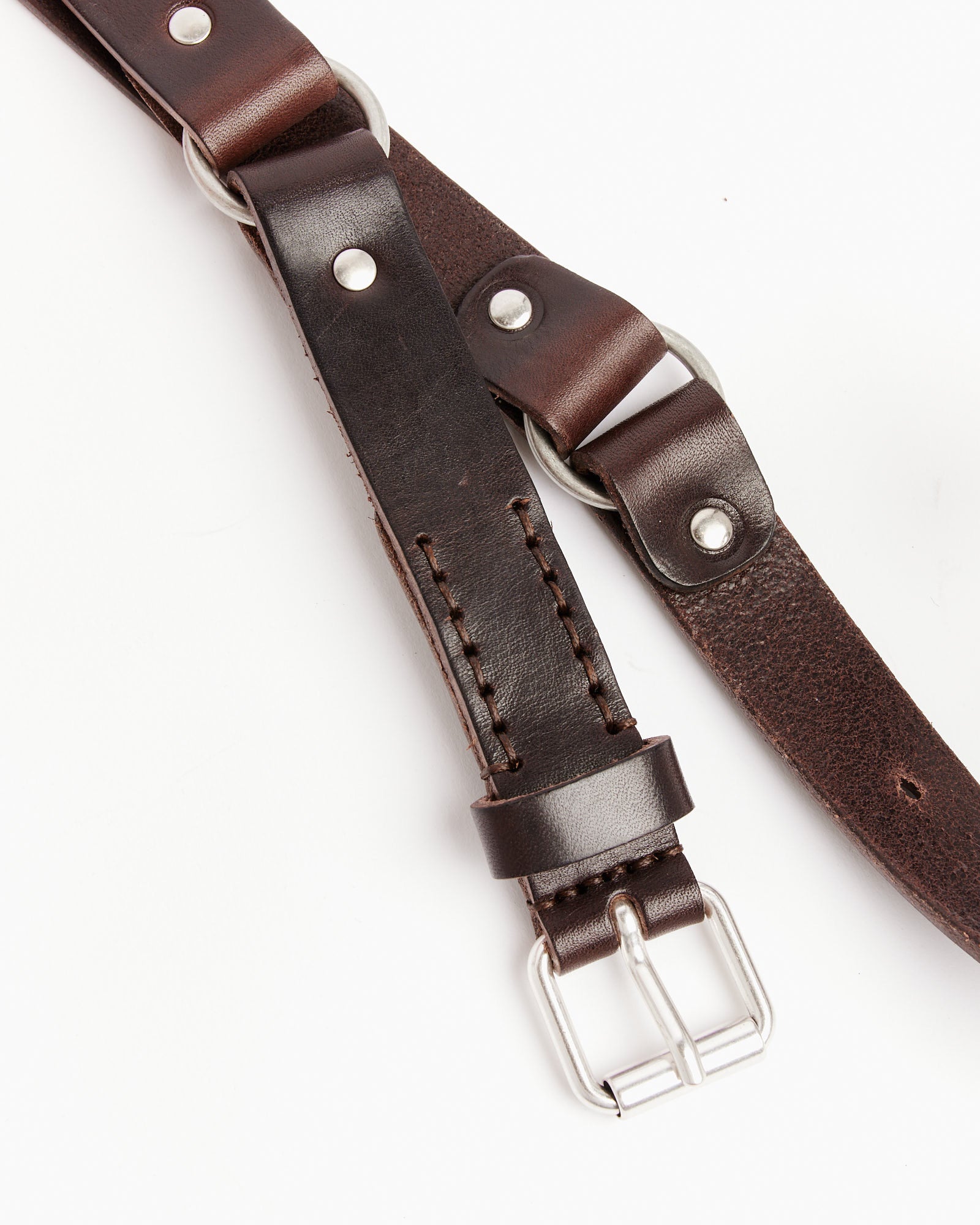 Ring Belt in Grizzly Brown