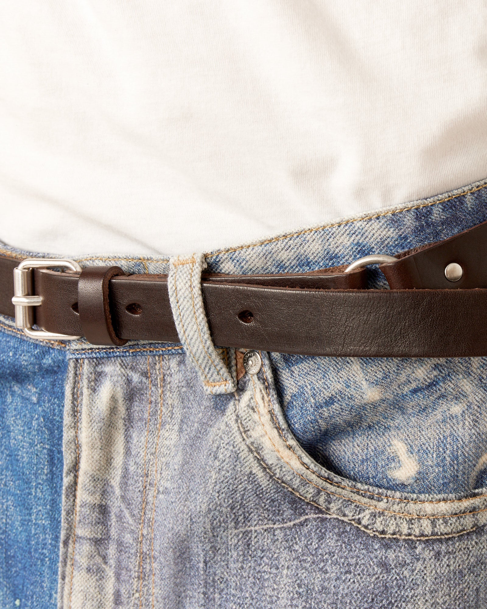 Ring Belt in Grizzly Brown