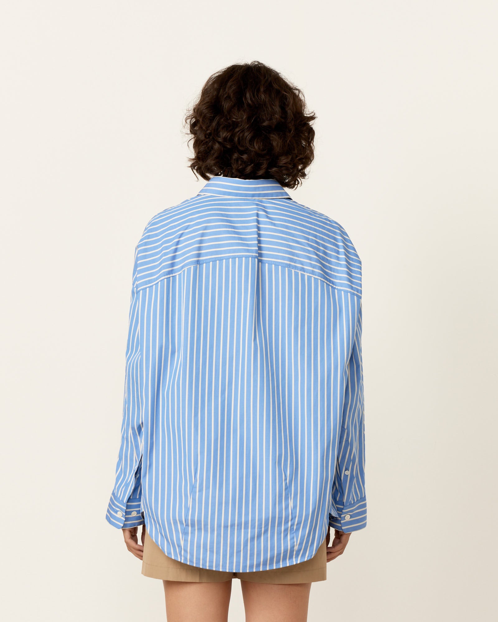 Cocoon Shirt in Light Blue