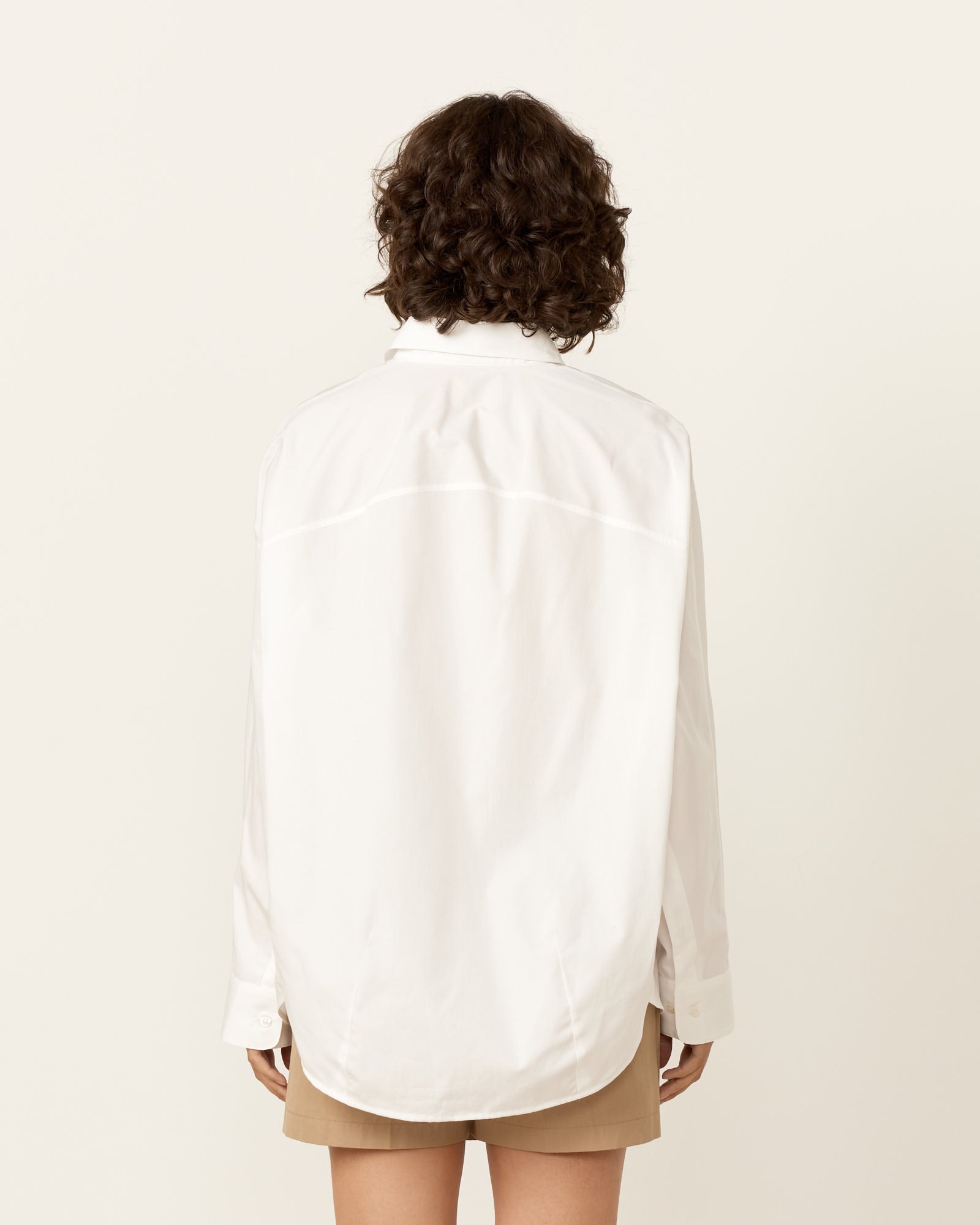 Cocoon Shirt in White