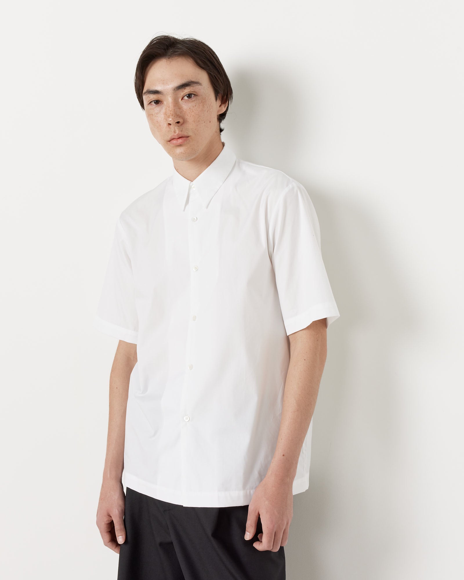 Clasen Short Sleeve Shirt in White
