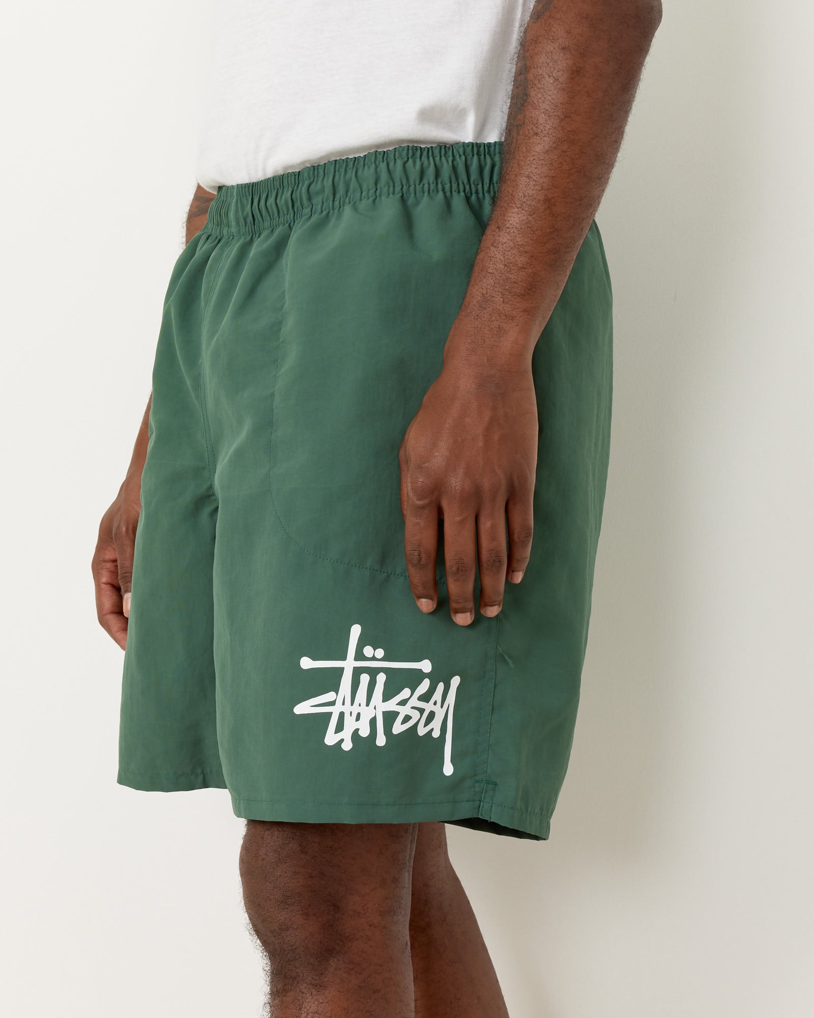 Water Shorts in Emerald
