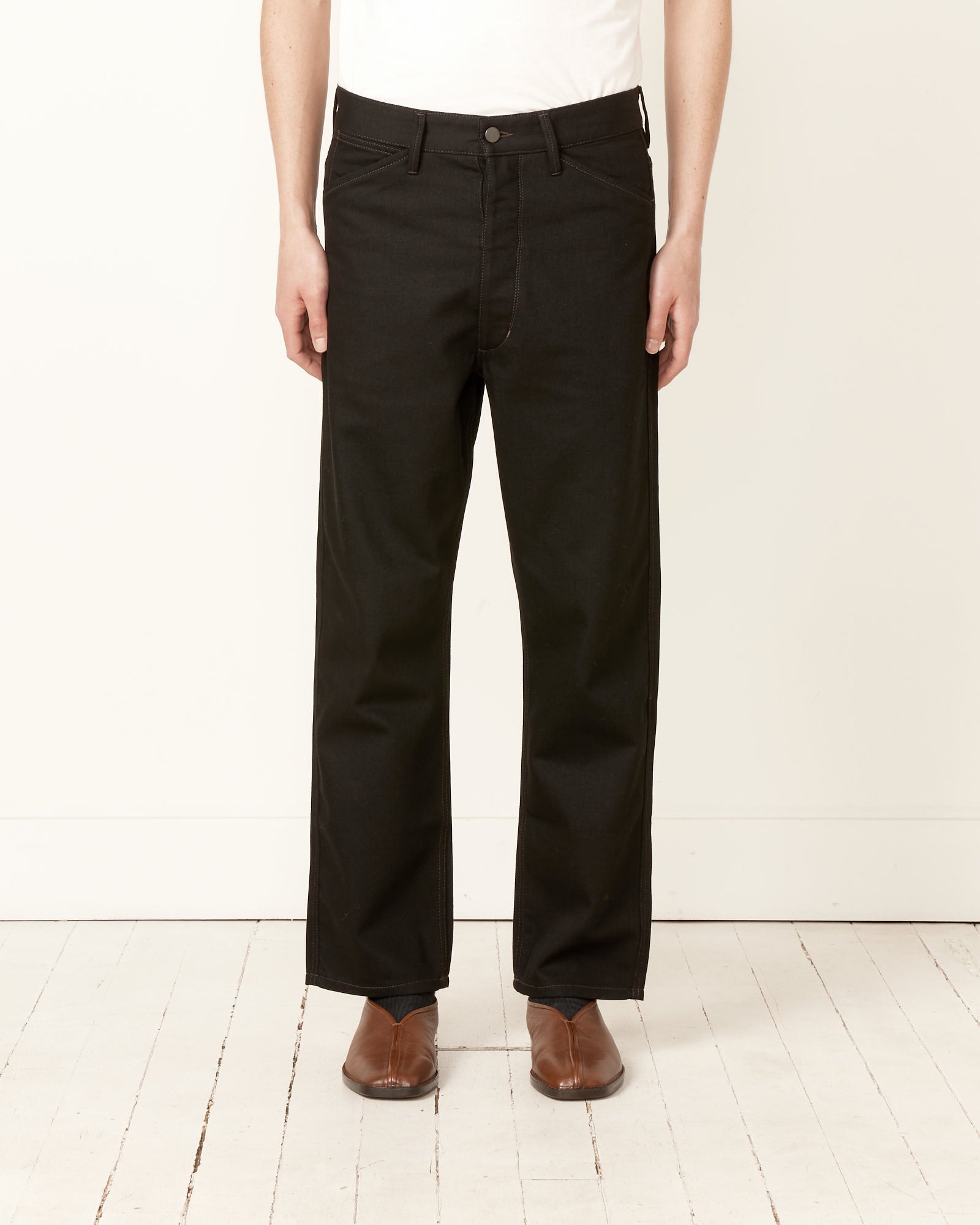 パンツ LEMAIRE curved 5 pocket pants Curved 5 Pocket Pant in Black