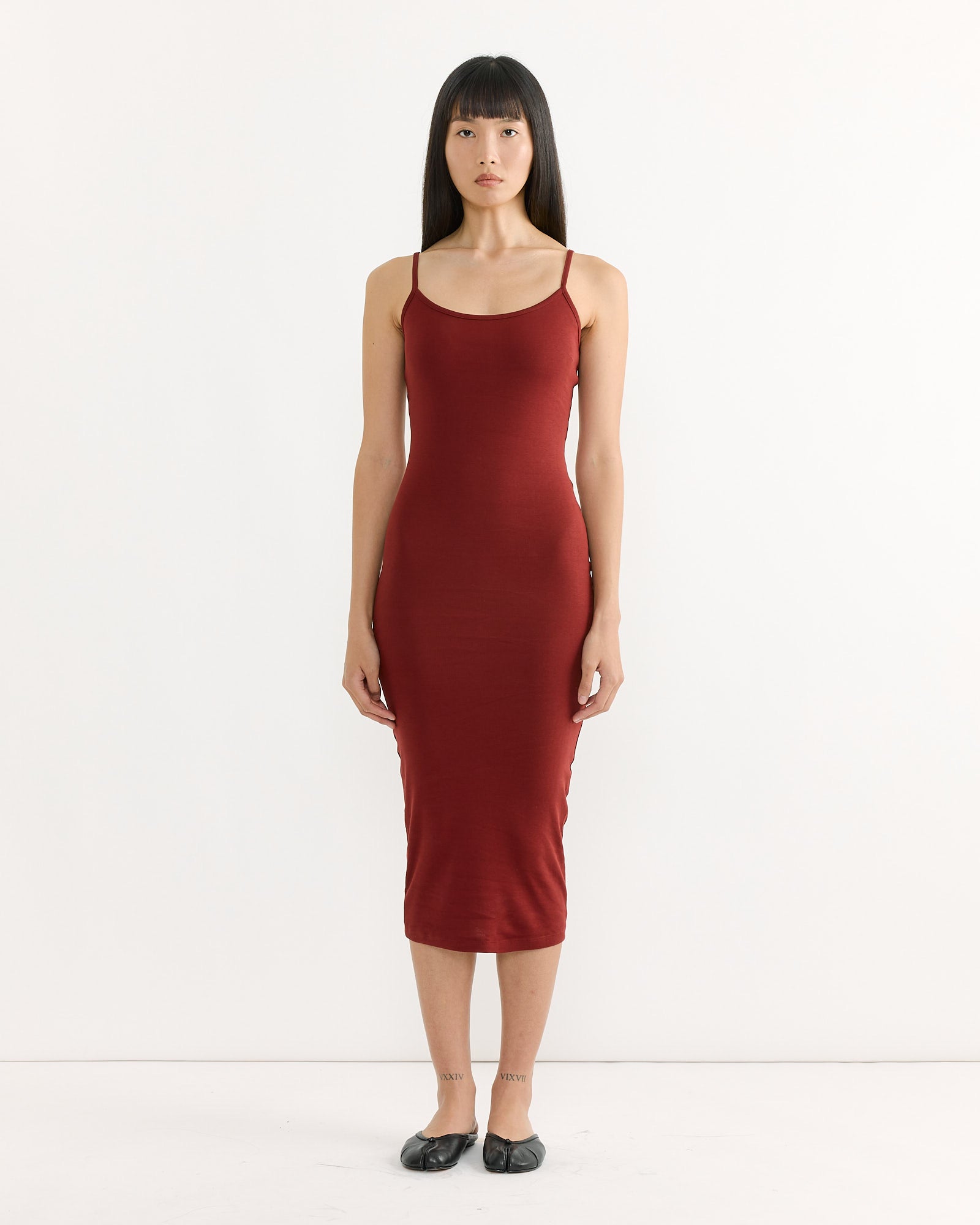 Bibi Midi Dress in Syrah Bibi Midi Dress in Syrah