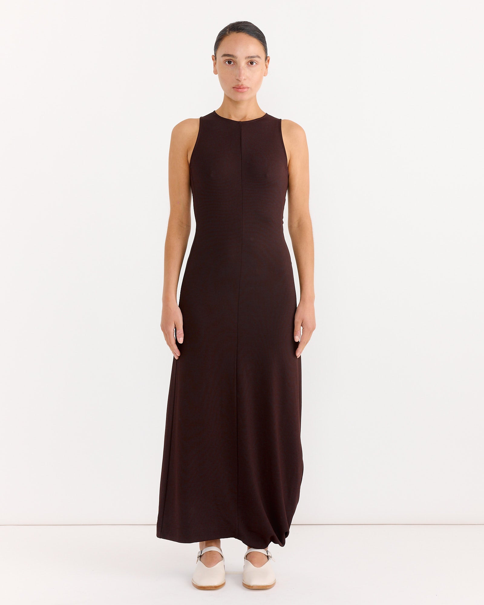 Twisted Hem Dress in Dark Cherry Twisted Hem Dress in Dark Cherry