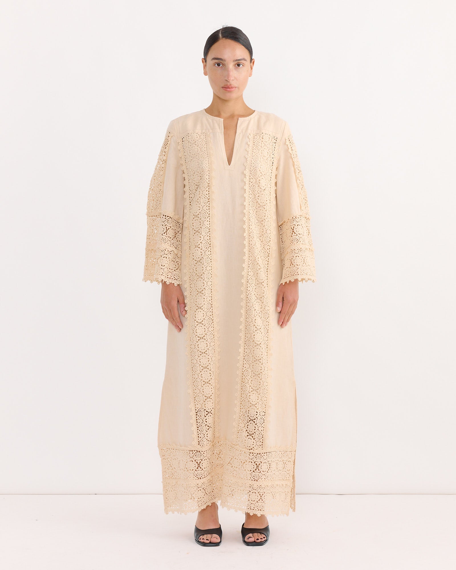 malene birger maxi dress By Malene Birger Lucina Maxi Dress - Deep Lichen Green