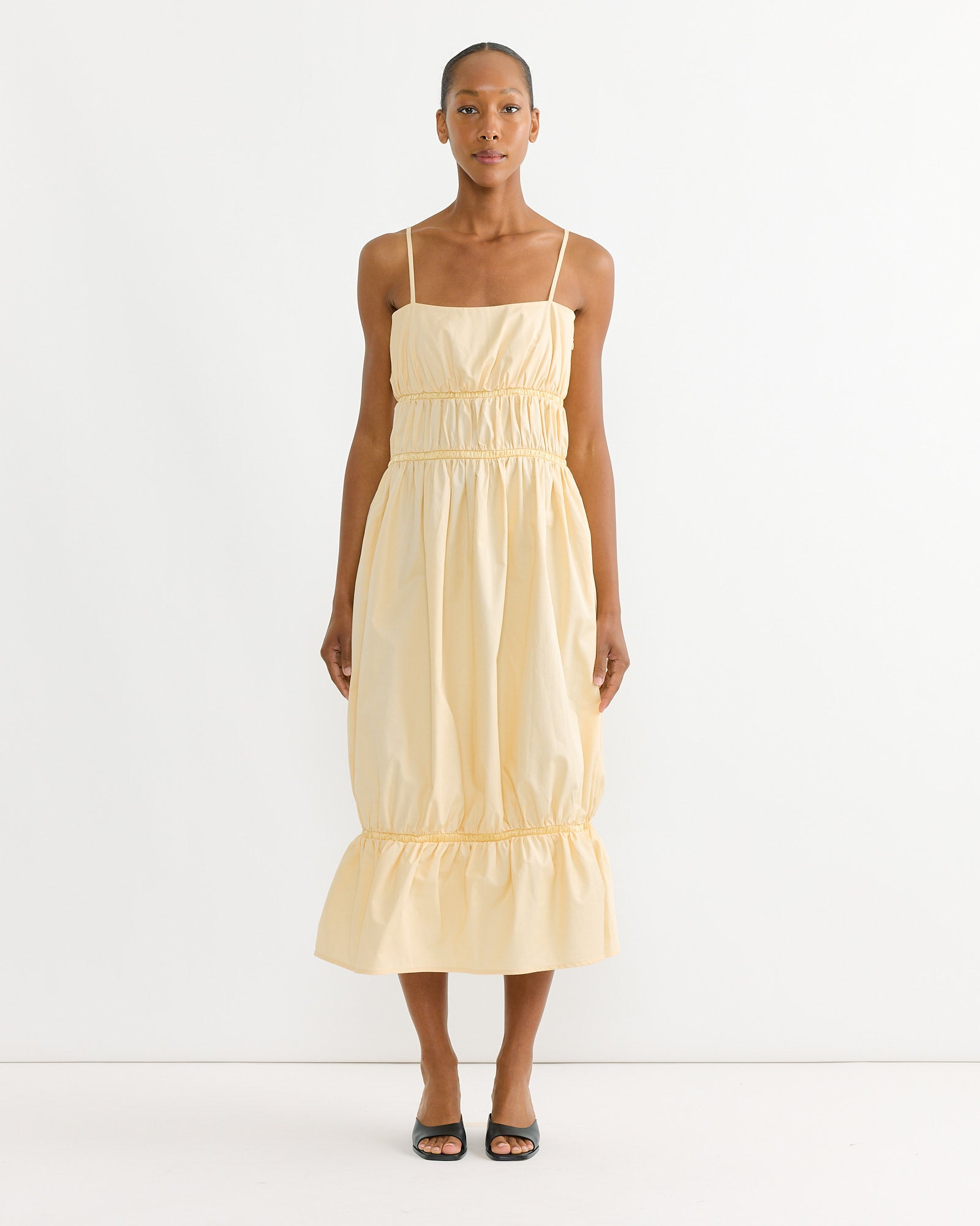 Bluma Dress in Light Yellow