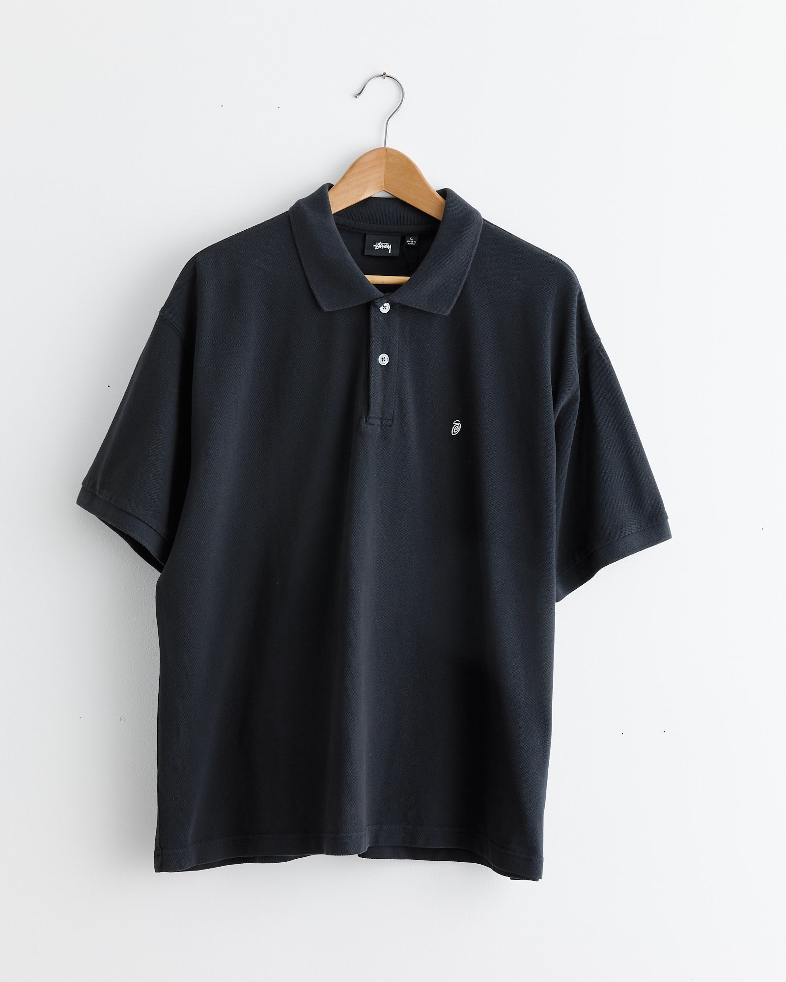 Classic Pique Polo in Black