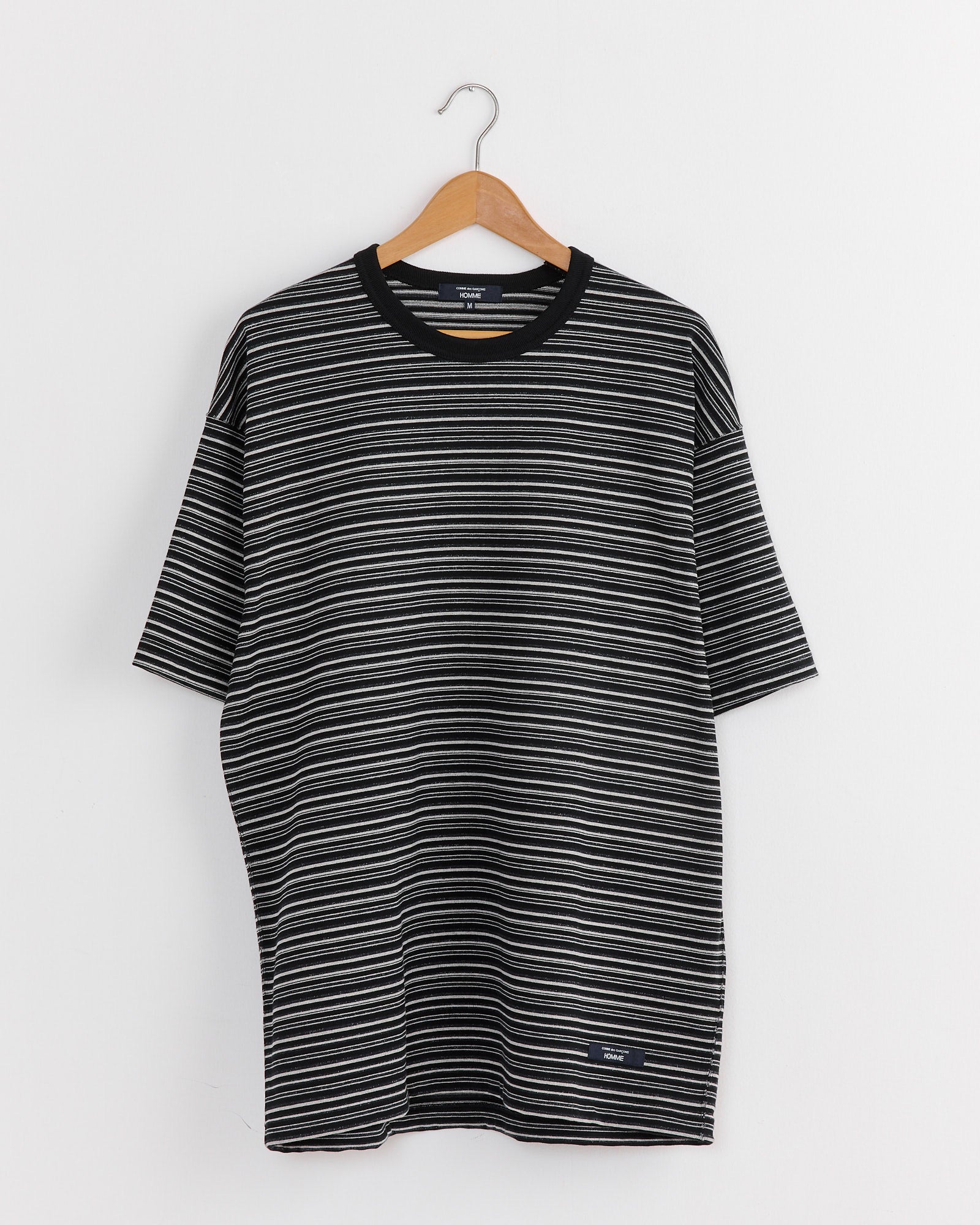 Black Comme De Garcons Striped T Shirt Comme Des Garçons Play