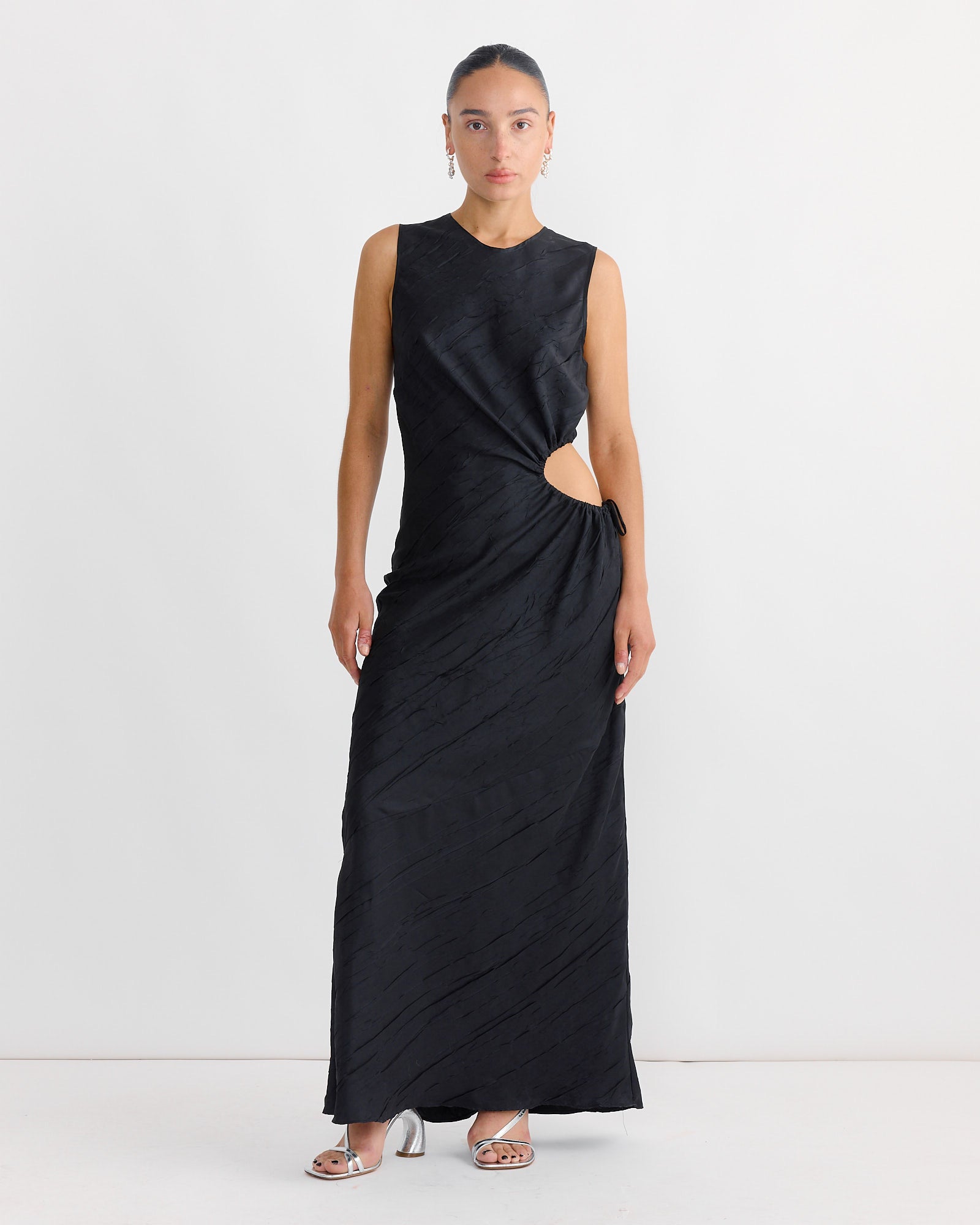 gathered cut-out dress Access Fashion