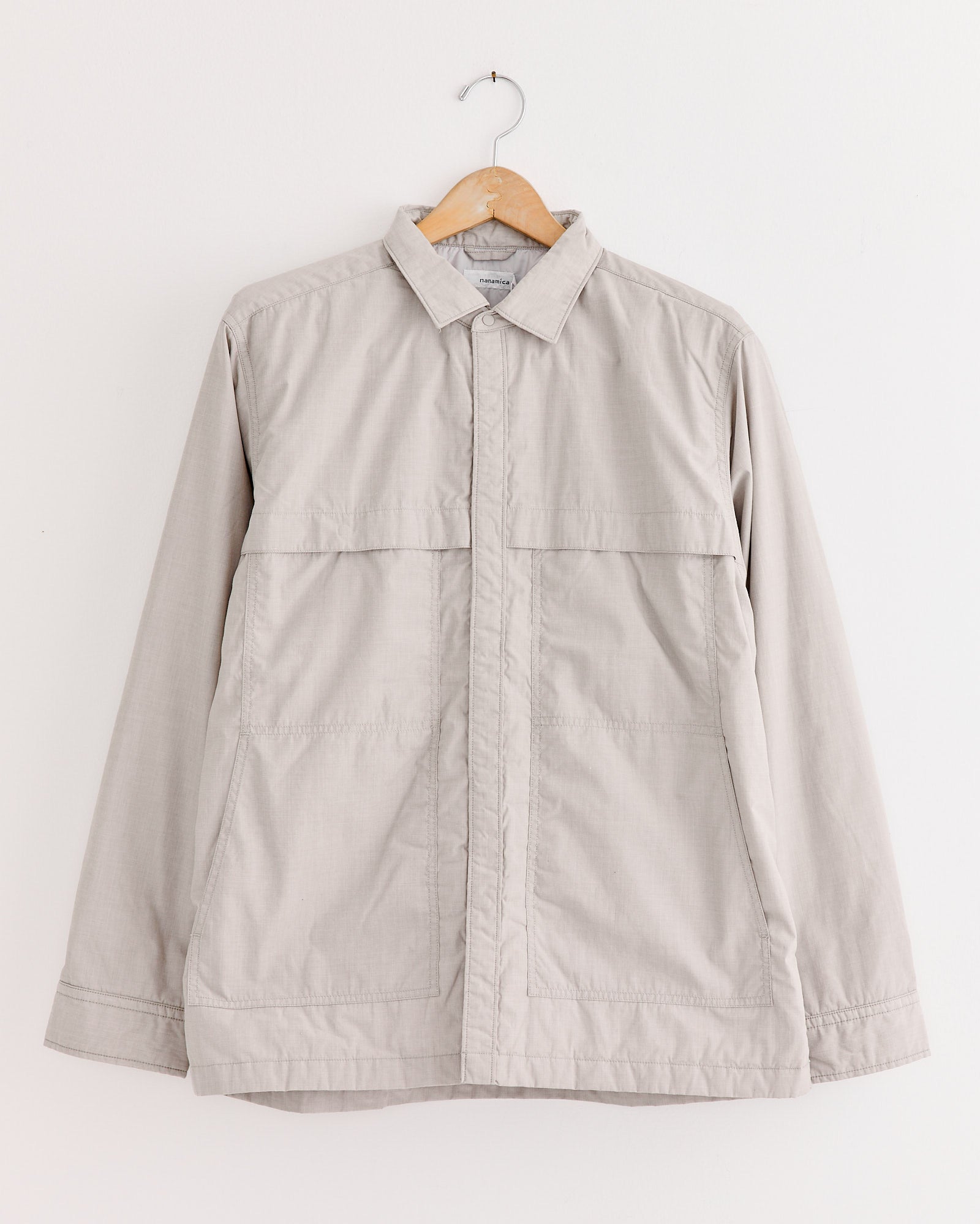 Insulation Shirt Jacket in Beige