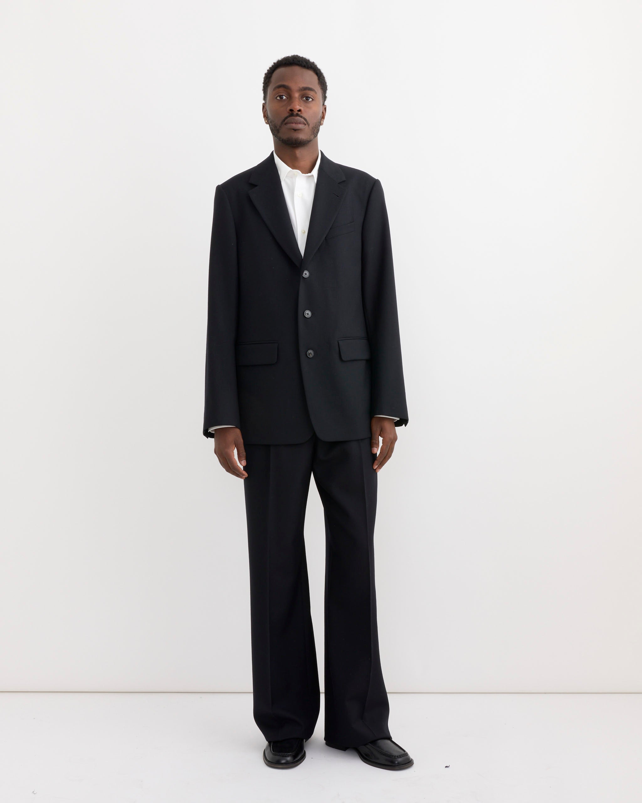Wool Suit in Black