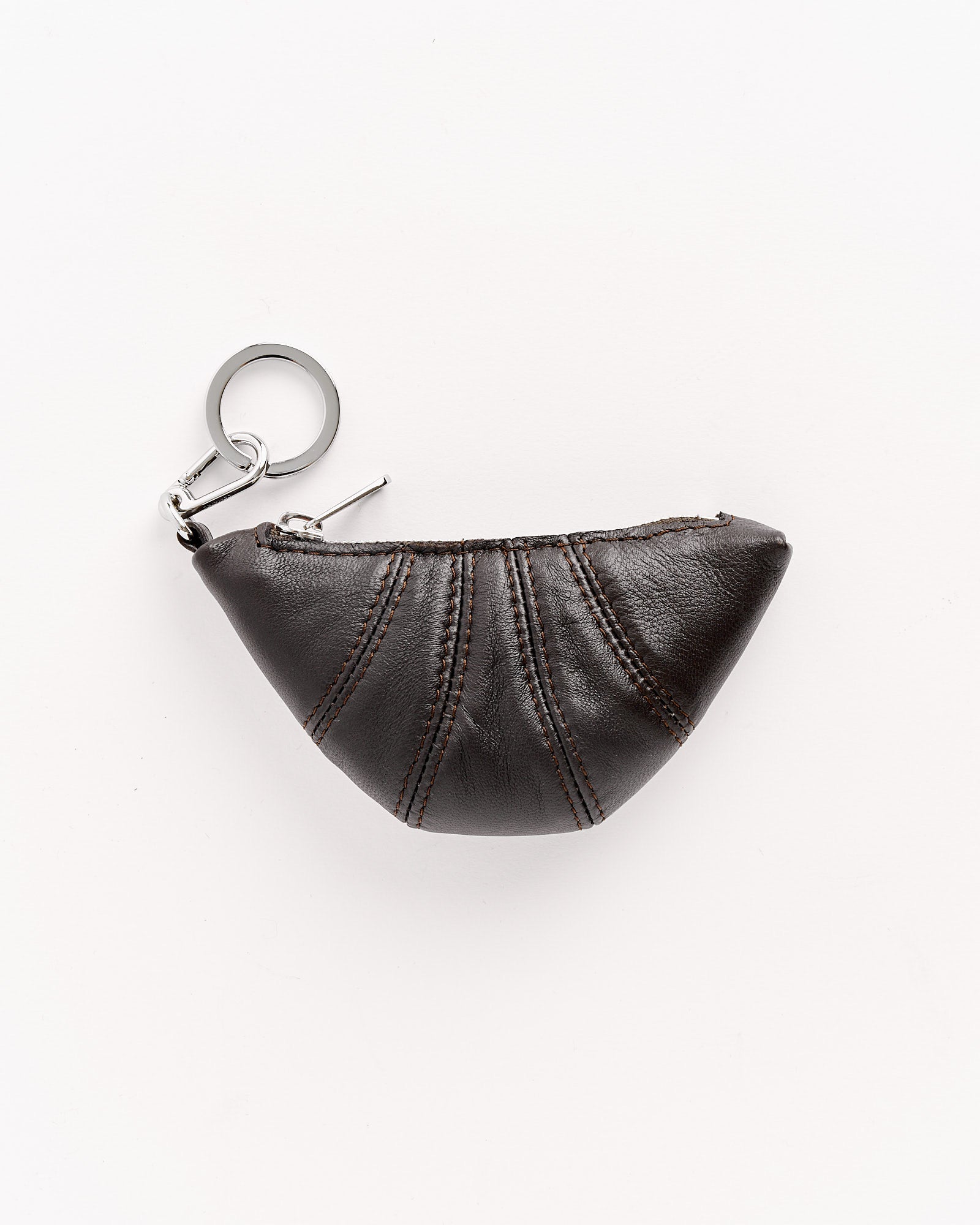 Mini Croissant Keyring in Dark Chocolate Mini Croissant Keyring in Dark Chocolate