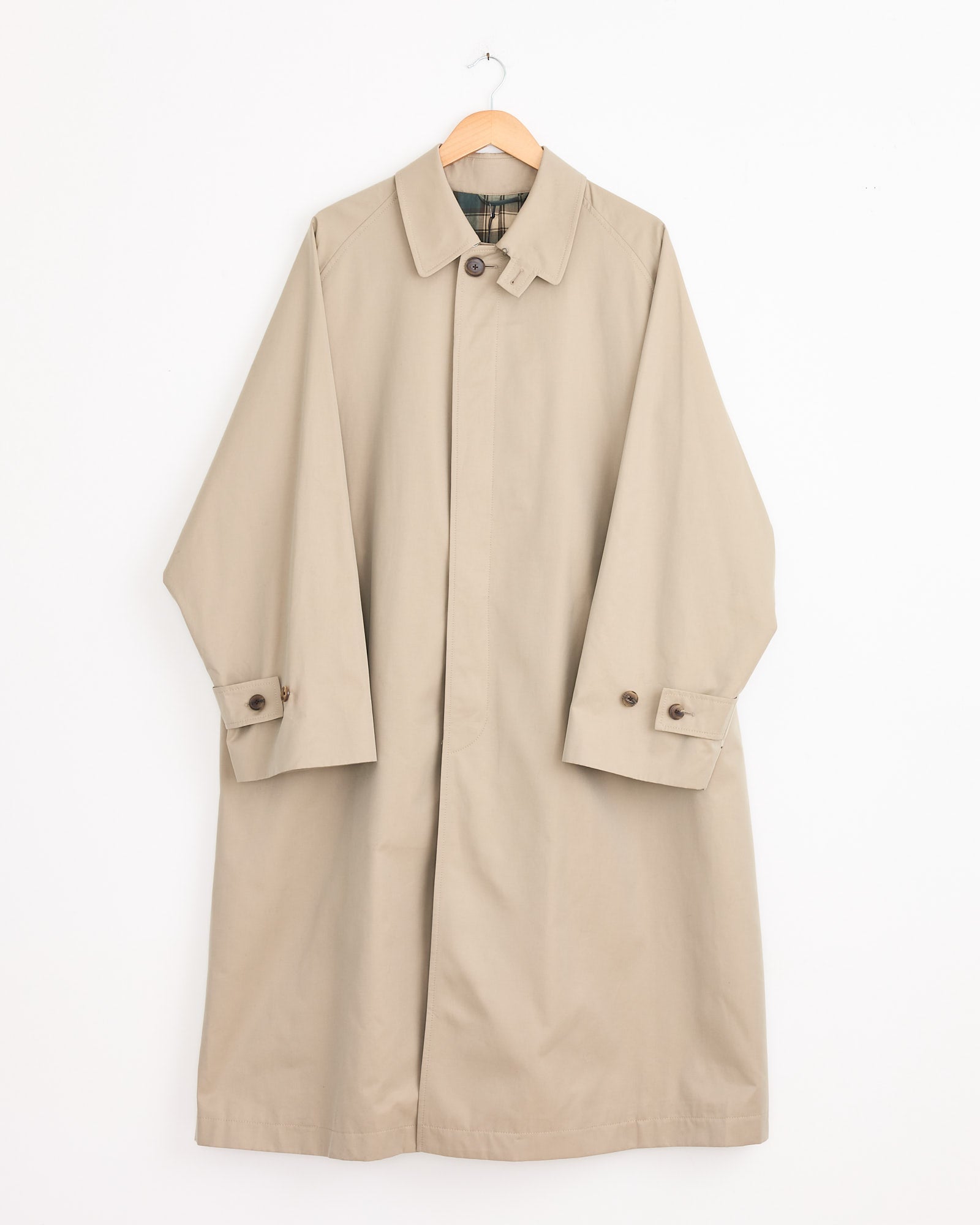 Studio Nicholson x BEAMS PLUS Peter Raincoat in Tan