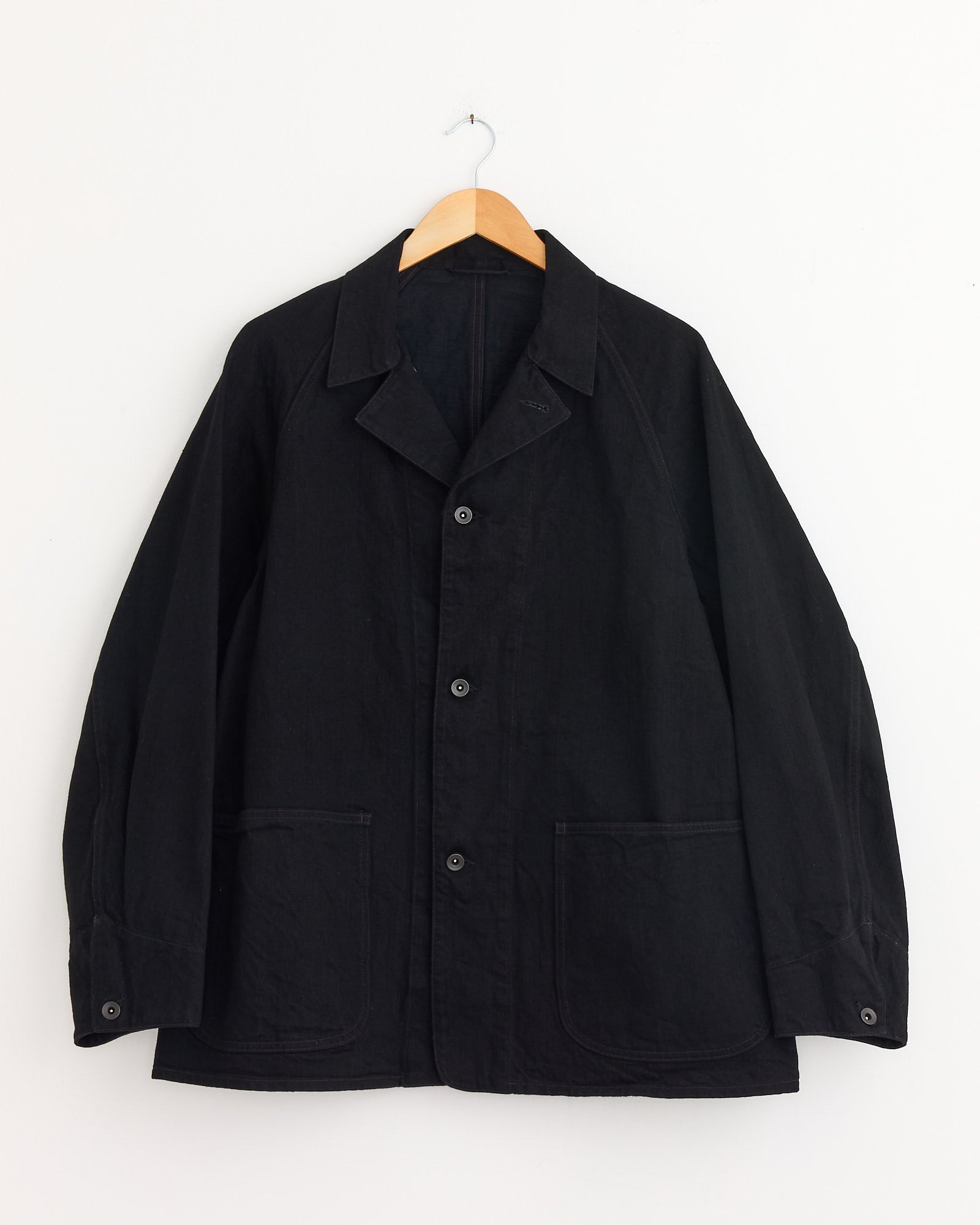 ジャケット・アウター COMOLI DENIM WORK JACKET 23AW Denim Work Jacket in Black