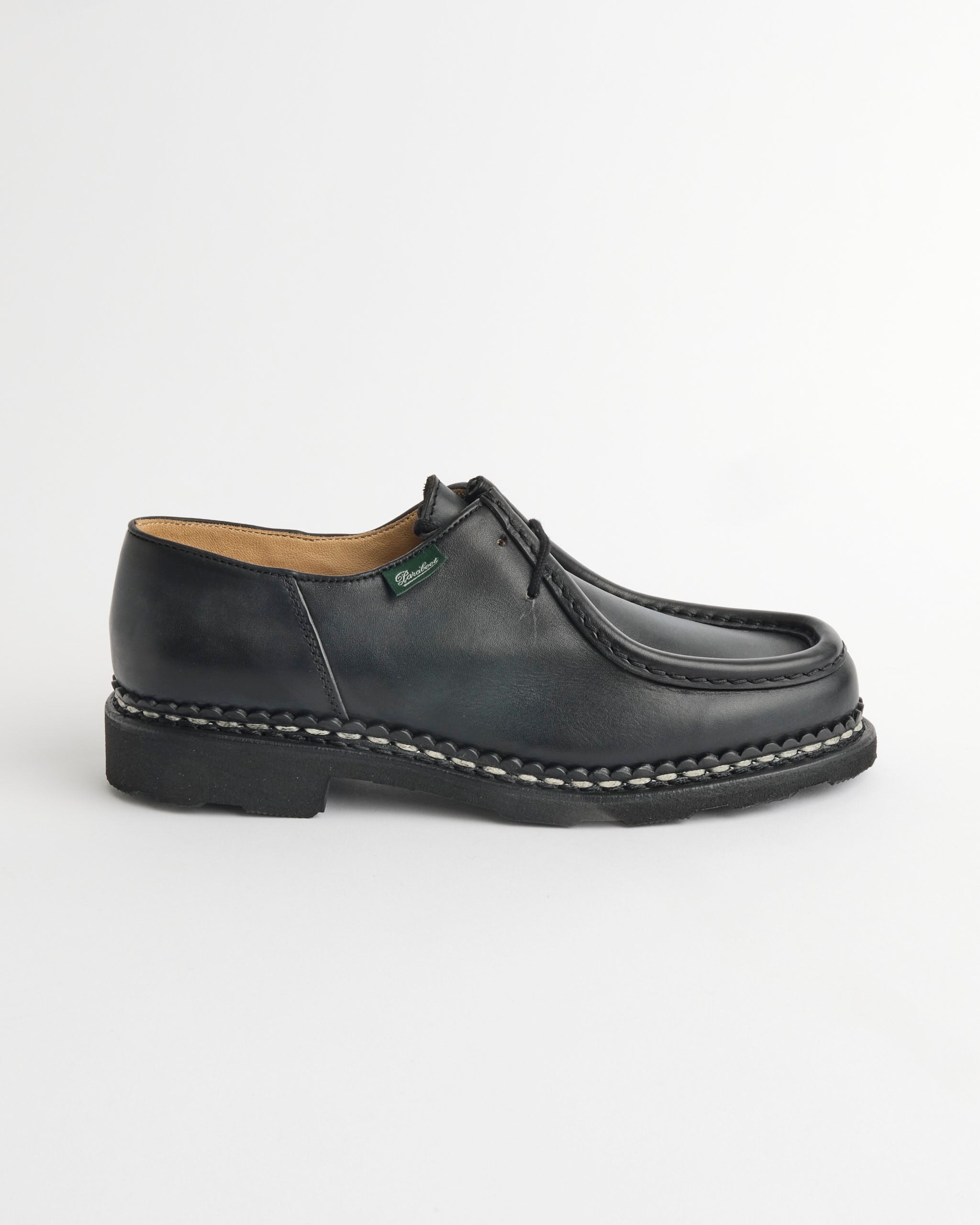 Michael Derby Shoe in Lisse Noir