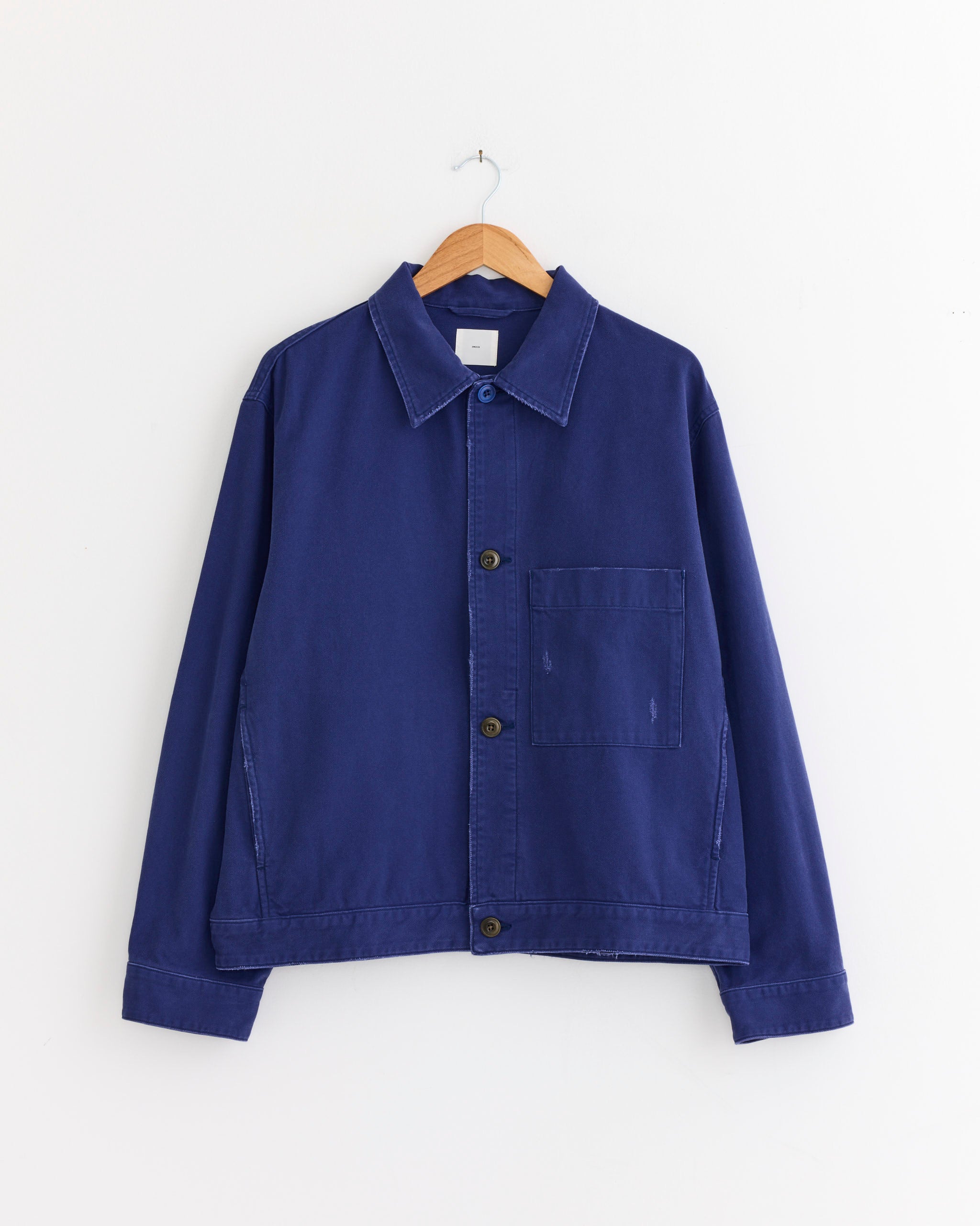 Lang Jacket in French Cotton Twill Blue