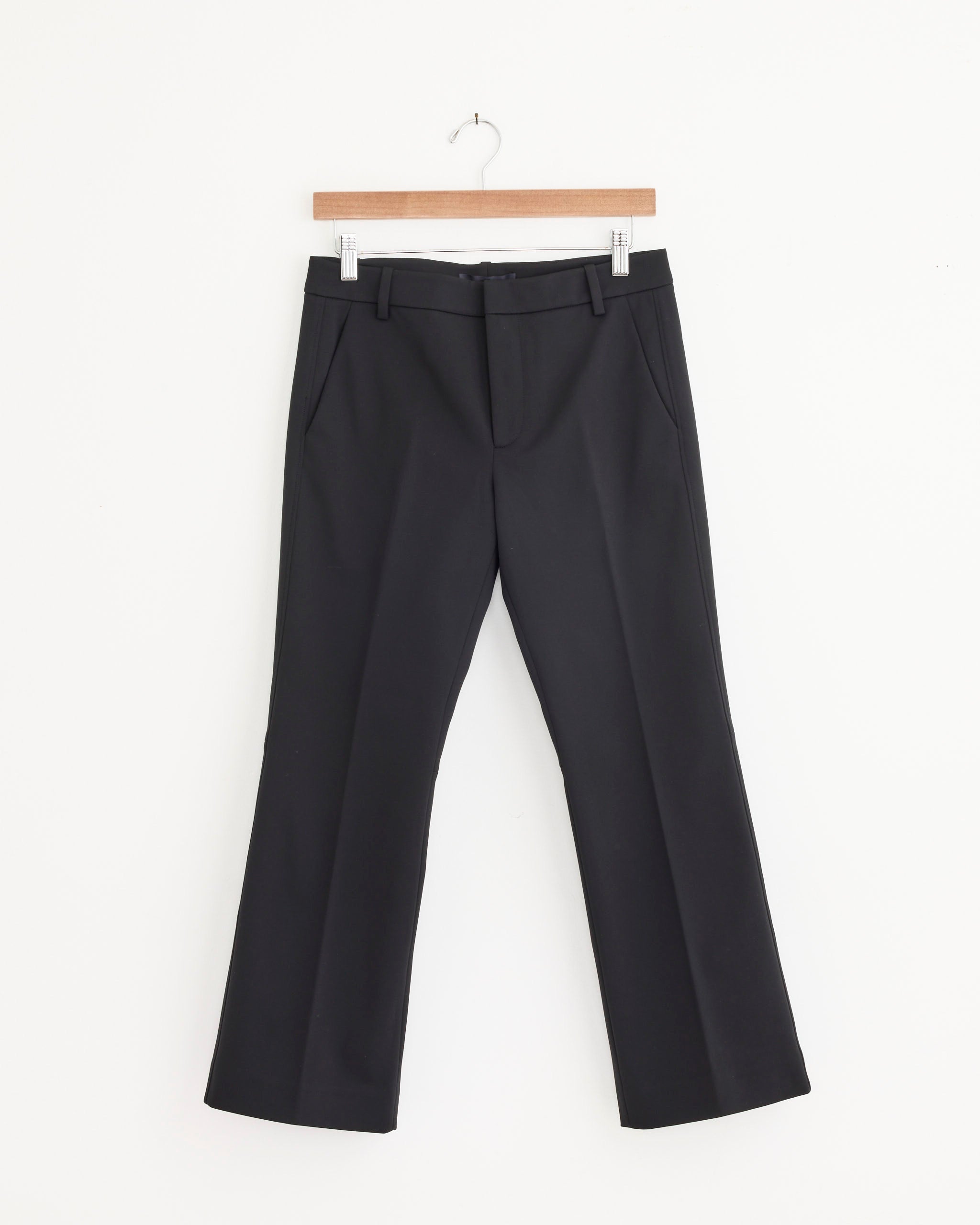 Compact Tech Knit Bootcut Pant in Black