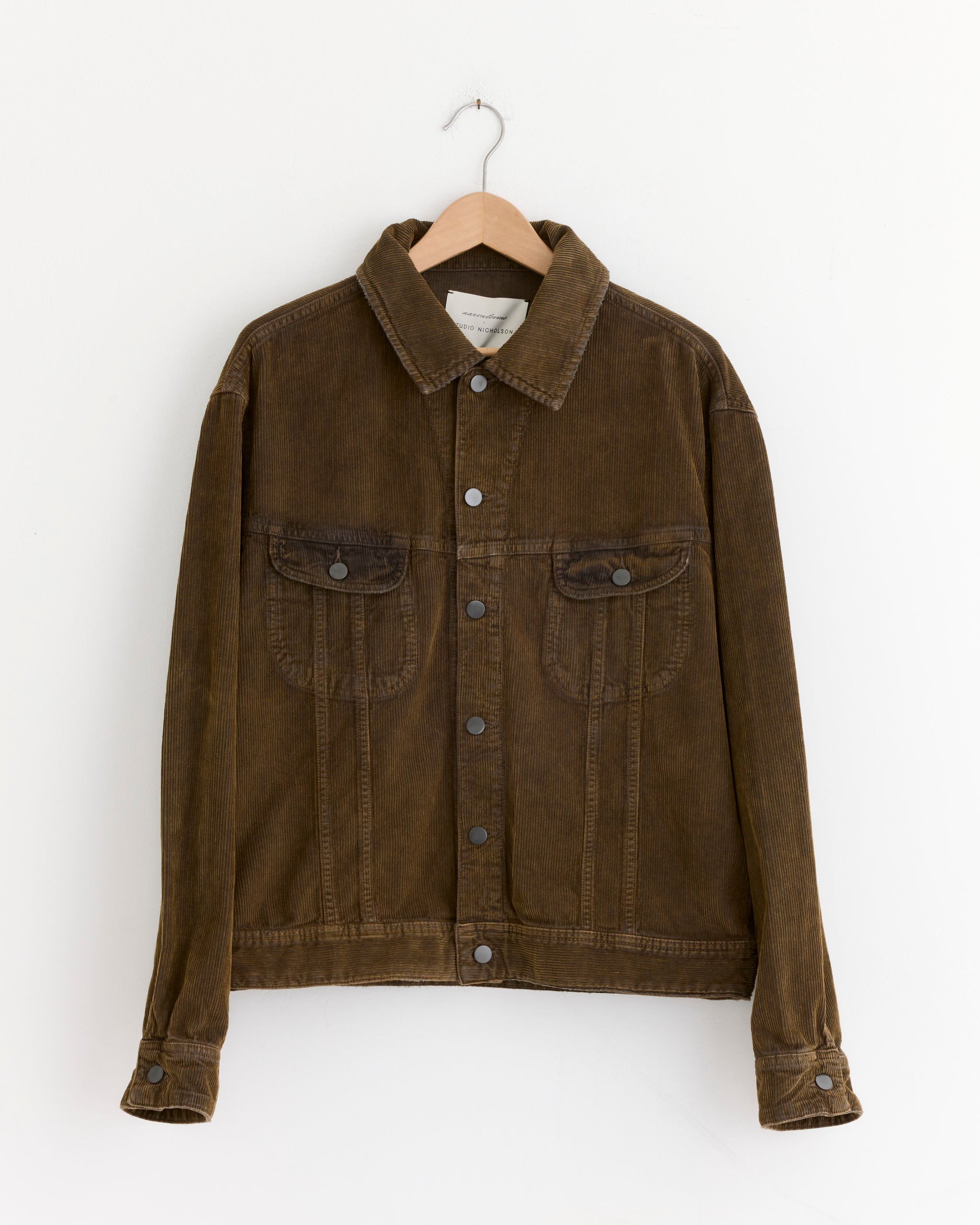 Studio Nicholson x Aaron Levine Derby Jacket in Soft Brown