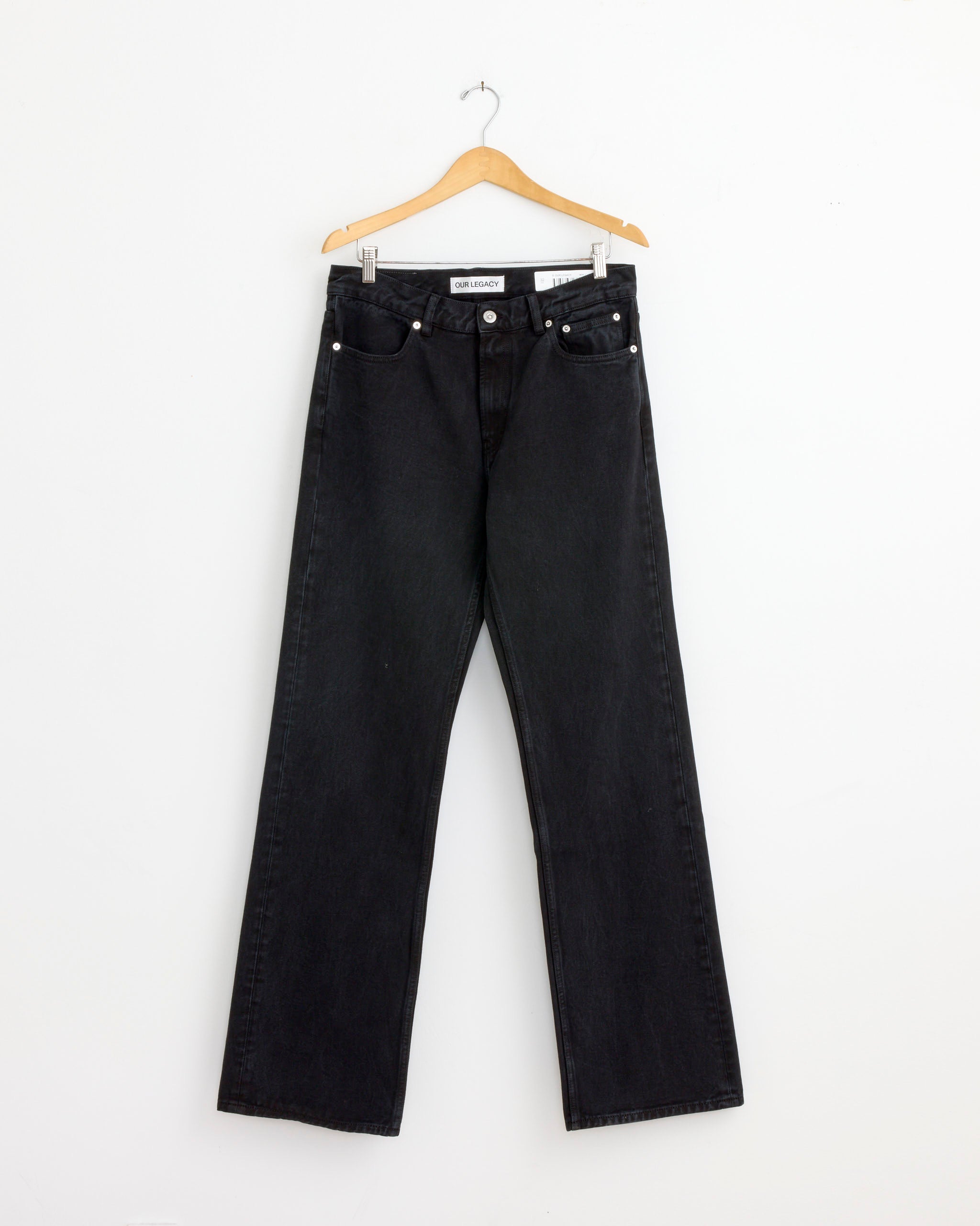 Carlson Cut Jean in Overdyed Highway Black
