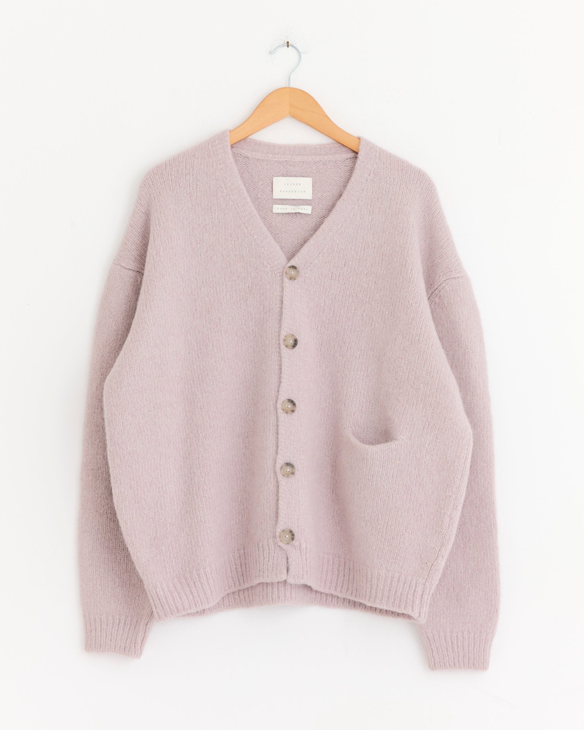L'Appartement LAUREN MANOOGIANカーディガン LAUREN MANOOGIAN/ローレン マヌージアン】 HANDKNIT CARDIGAN