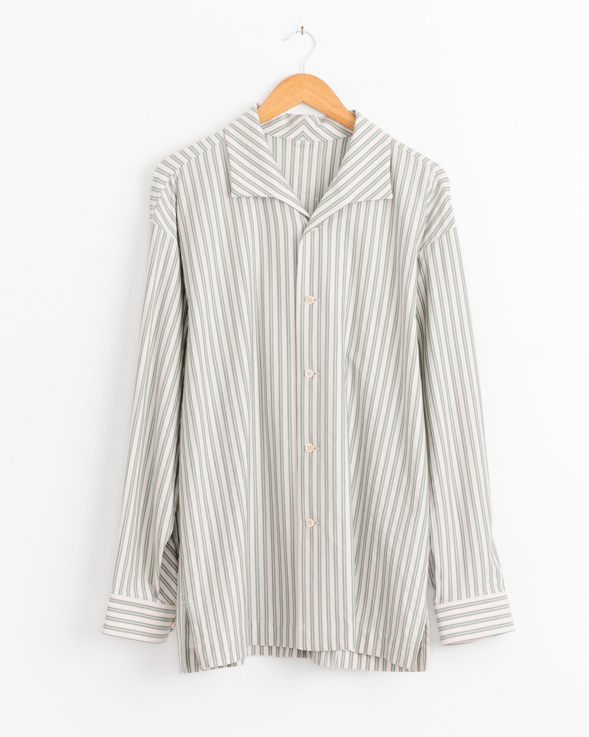 Stripe Jersey Shirt in Green