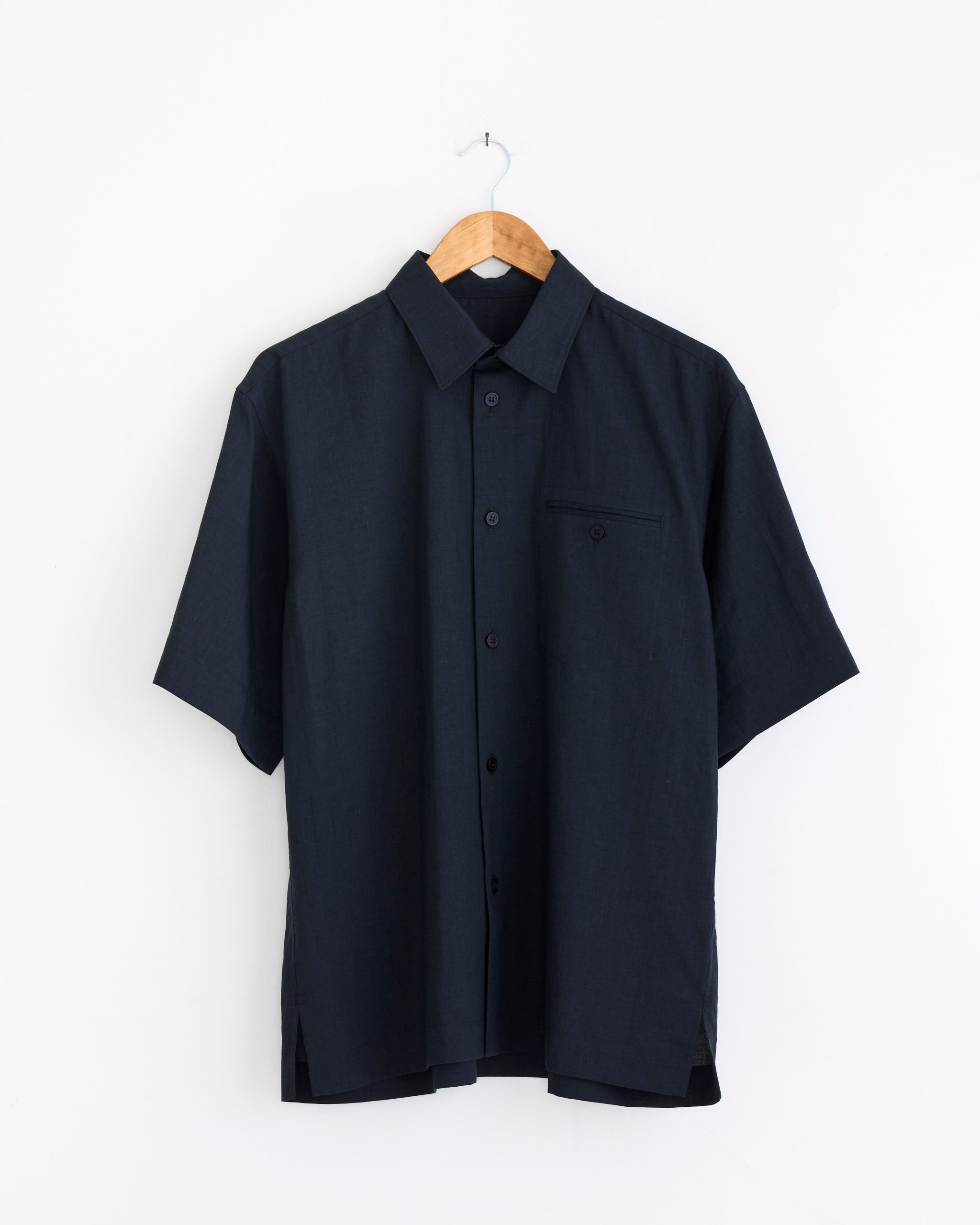 PL Ramie Shirt in Charcoal