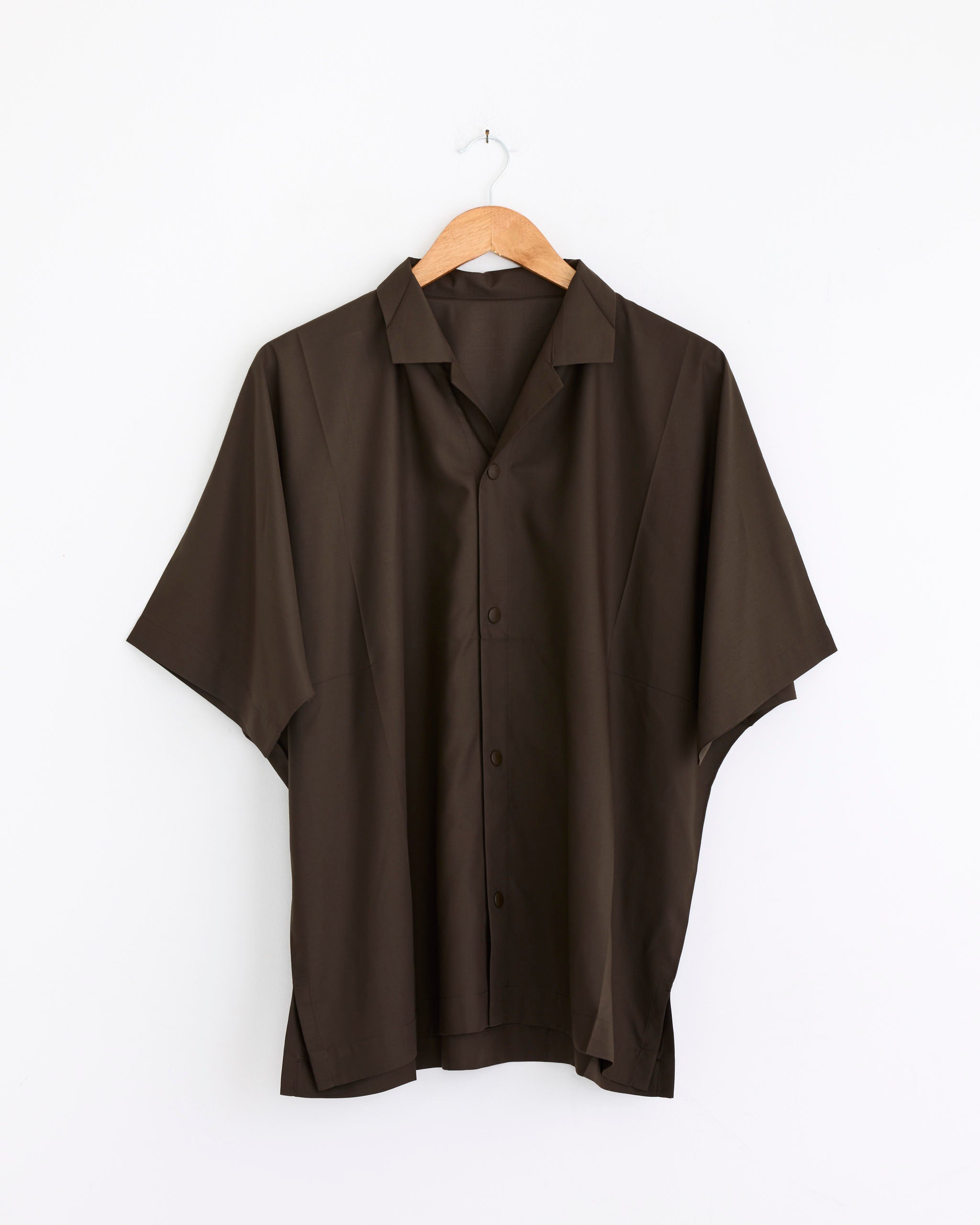 Compact Shirt in Dark Brown