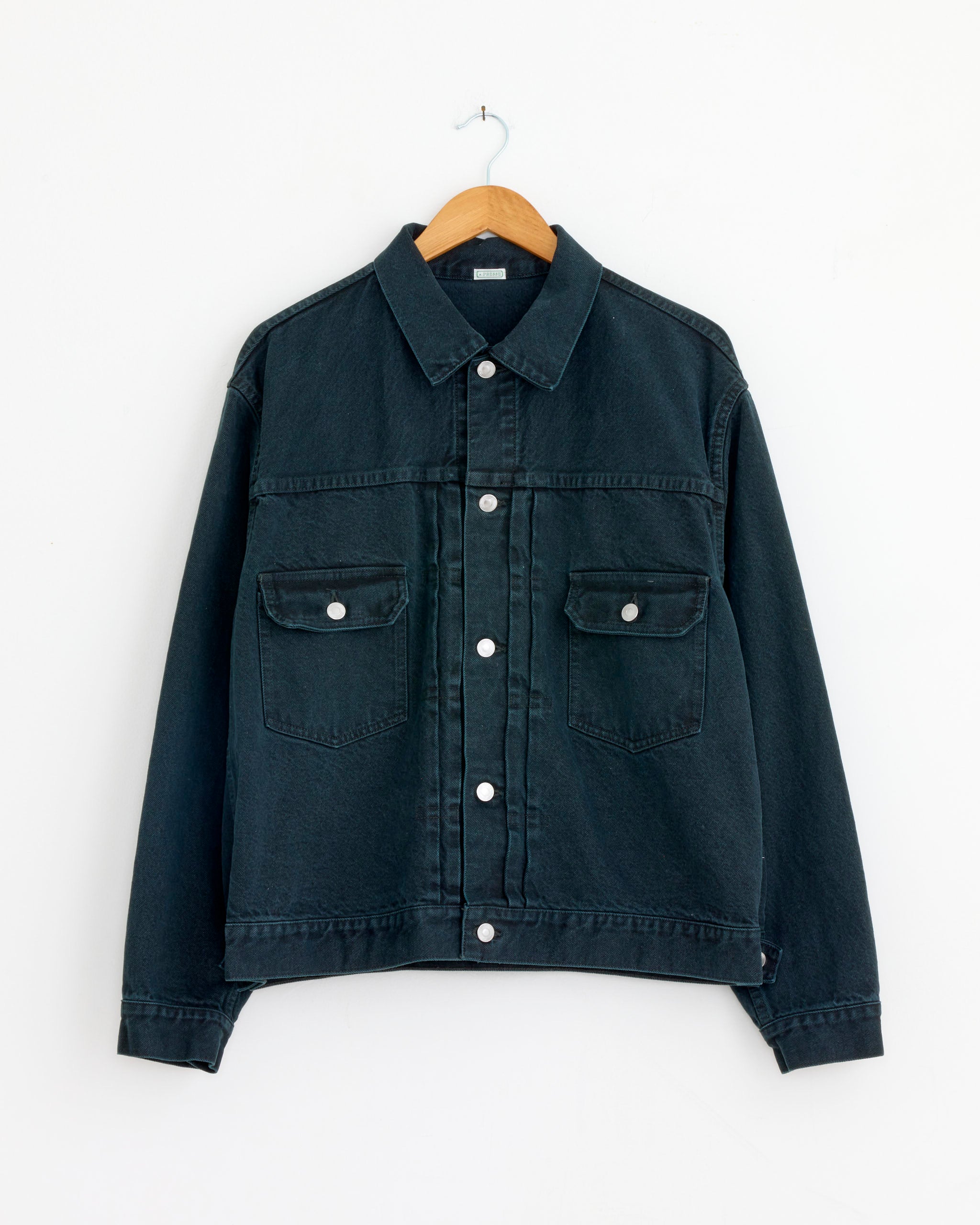 ジャケット・アウター a.presse 2nd Type Denim Jacket 48 2nd Type Denim Jacket in Black
