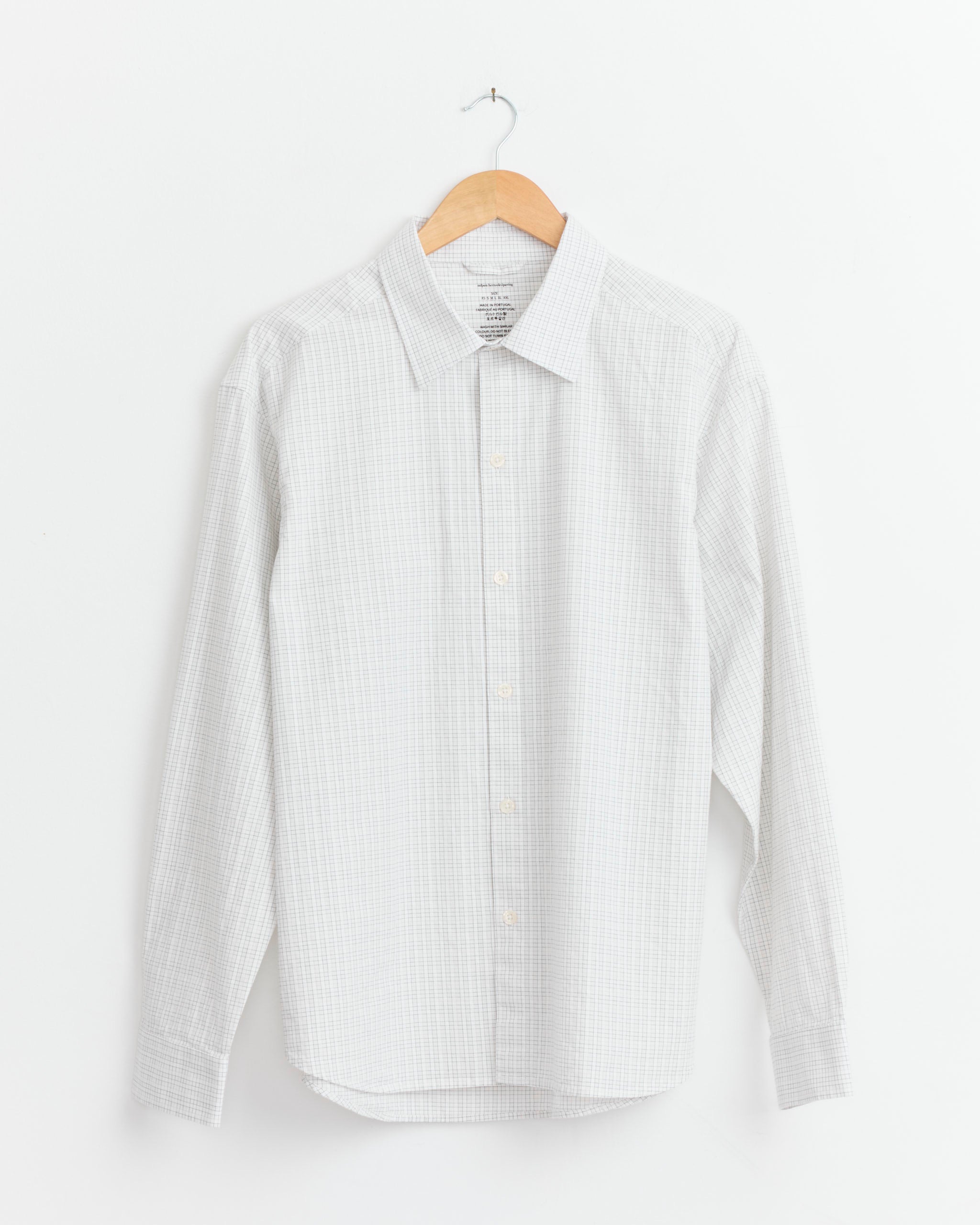 Generous Shirt in White Connection Check