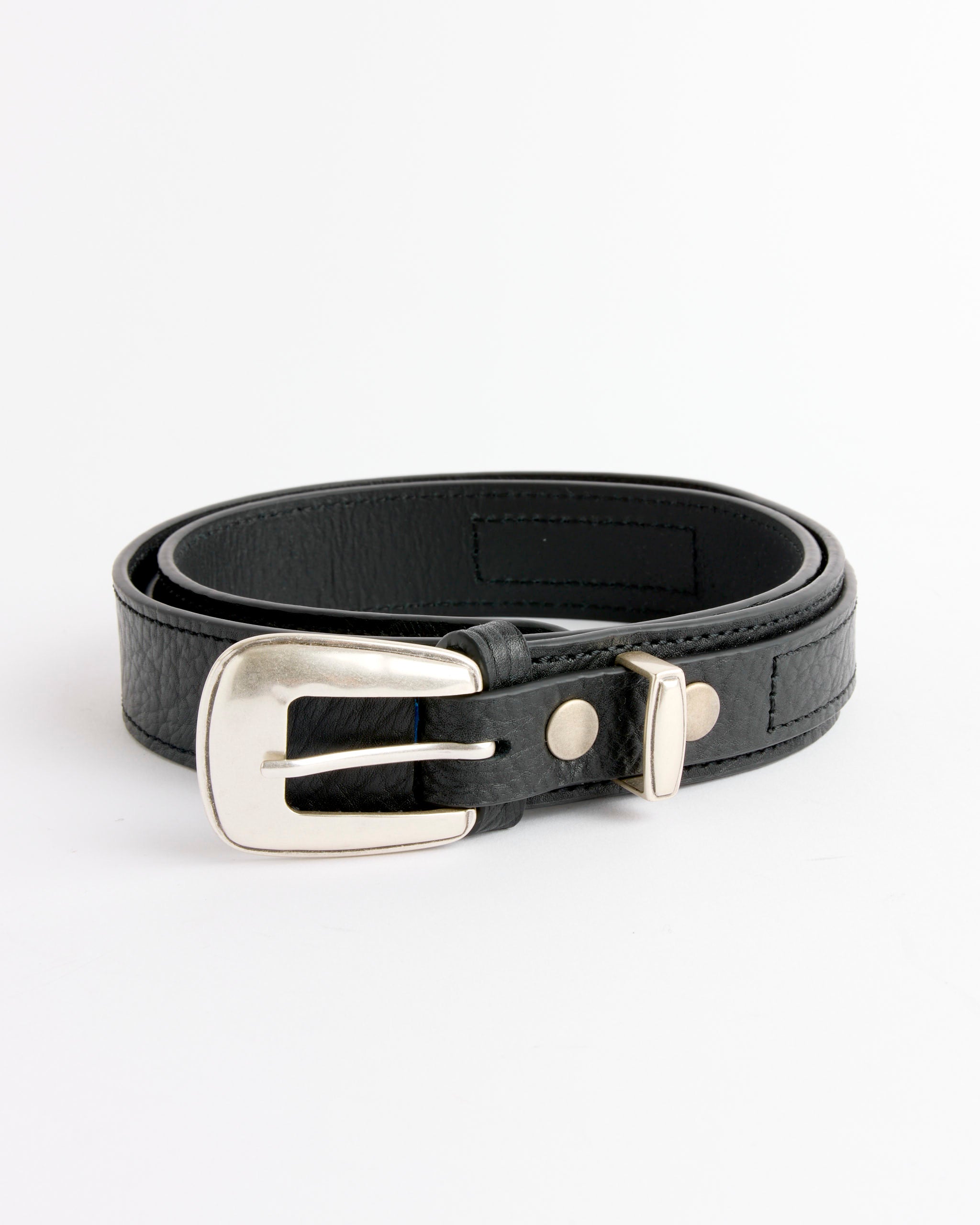 LEMAIRE MINIMAL WESTERN BELT 保存袋付き Minimal Western Belt in Black
