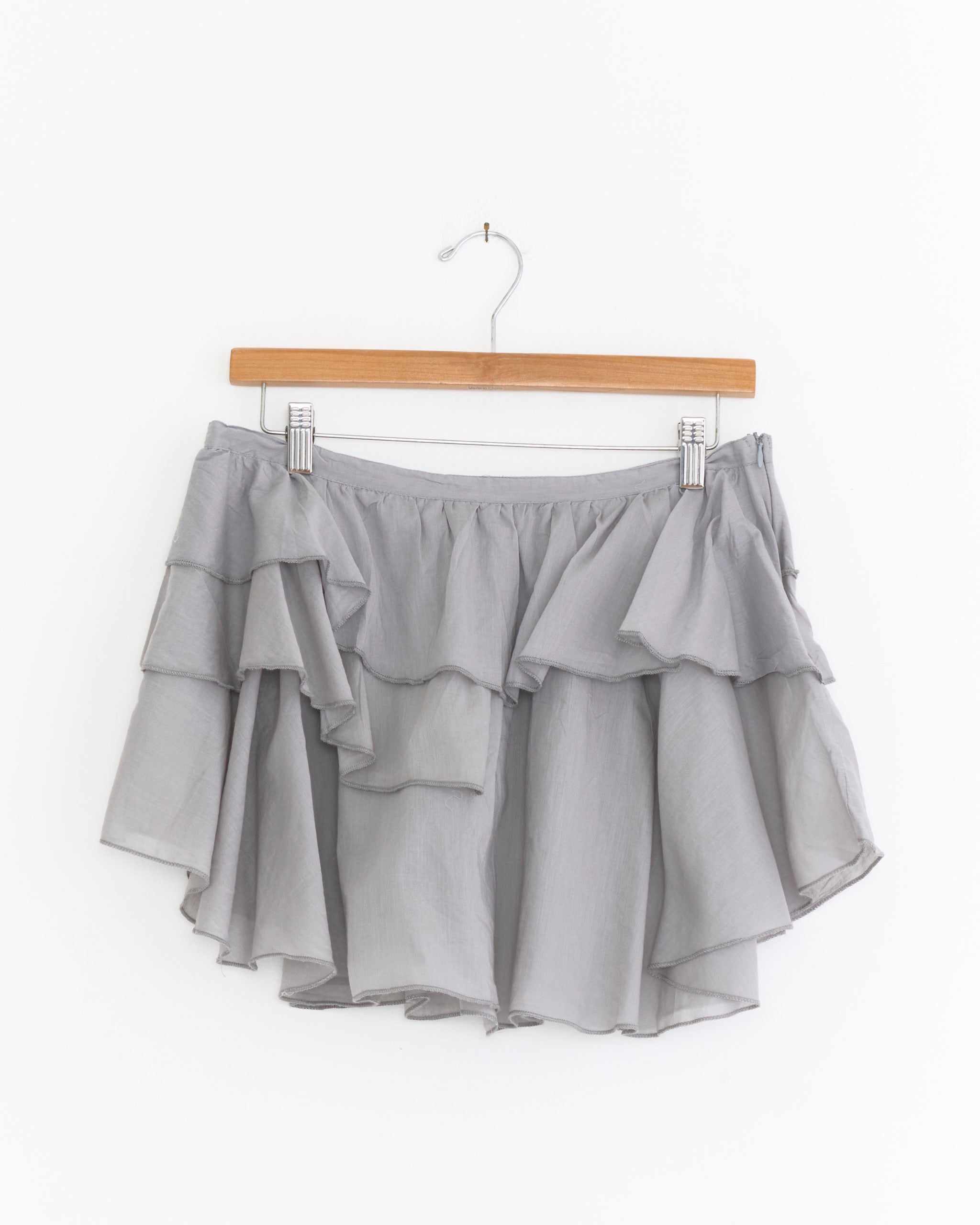 Joan Mini Skirt in Grey